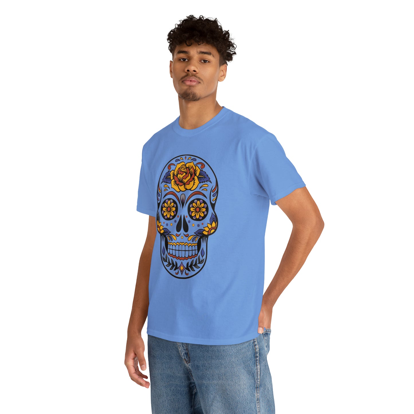 Halloween Day of the Dead 03 - Unisex Heavy Cotton Tee