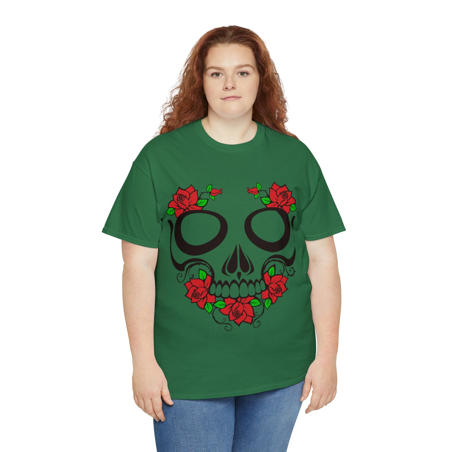 Halloween Day of the Dead 01 - Unisex Heavy Cotton Tee