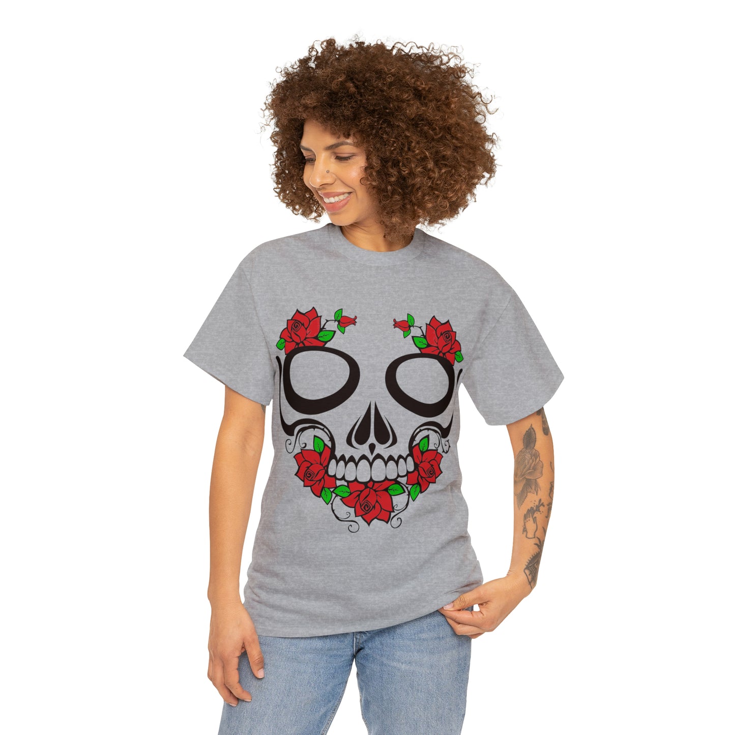 Halloween Day of the Dead 01 - Unisex Heavy Cotton Tee