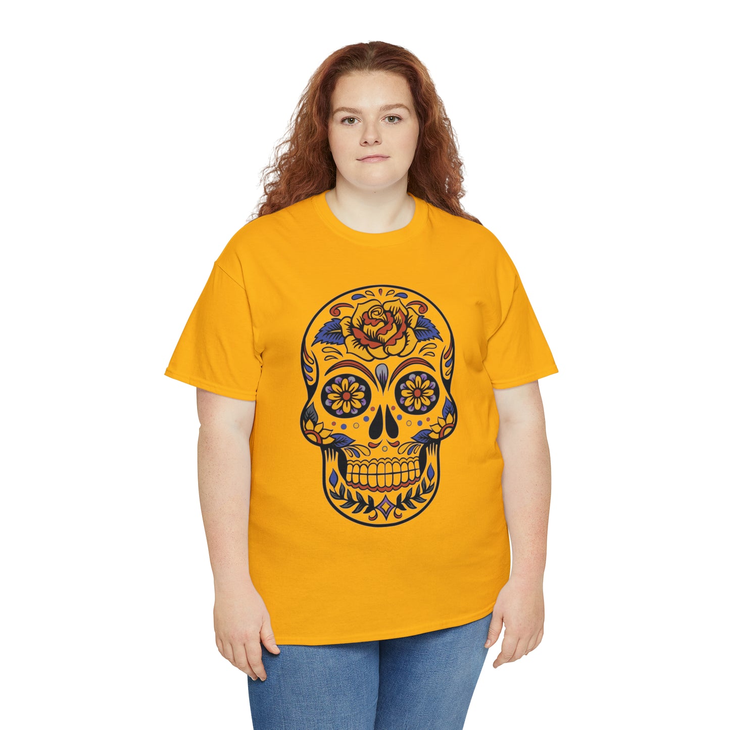Halloween Day of the Dead 03 - Unisex Heavy Cotton Tee