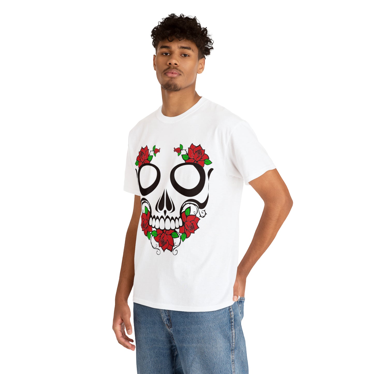 Halloween Day of the Dead 01 - Unisex Heavy Cotton Tee