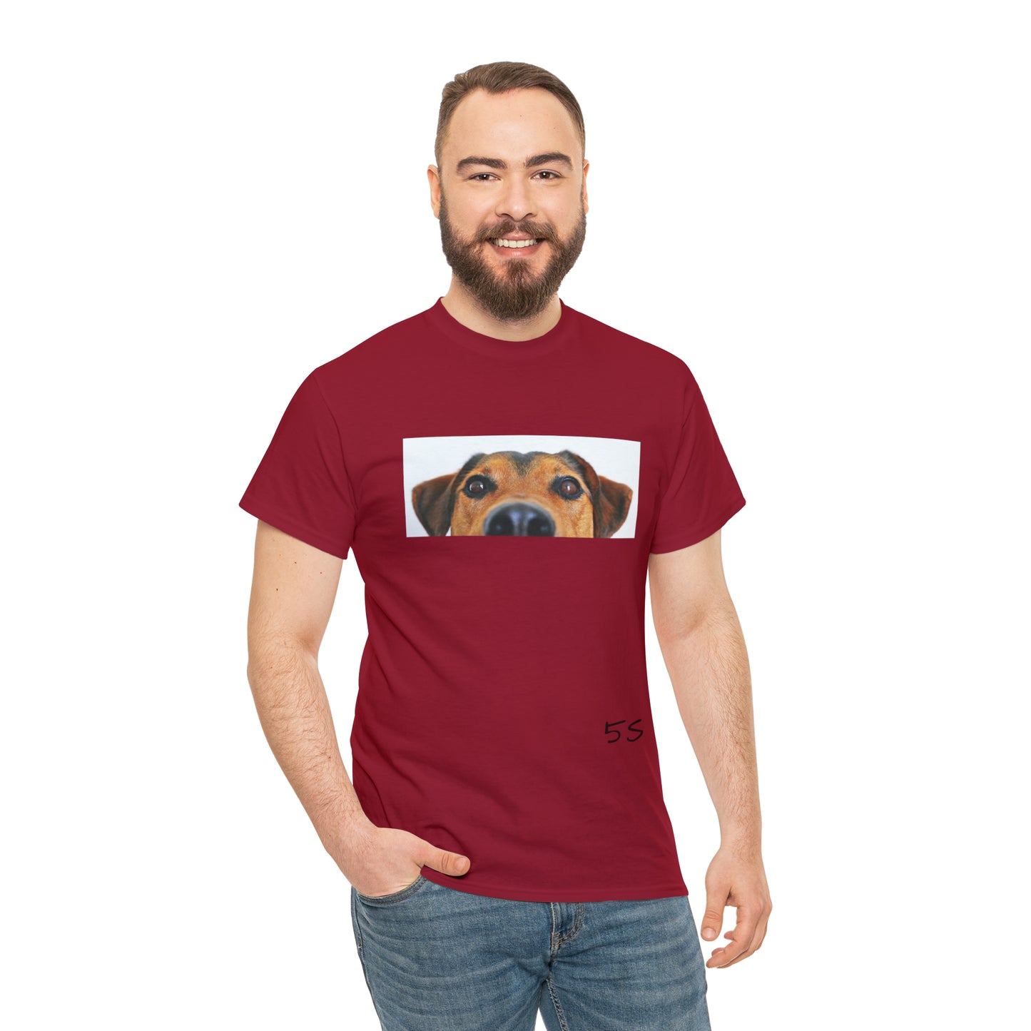 Dog Eyes Unisex Heavy Cotton Tee