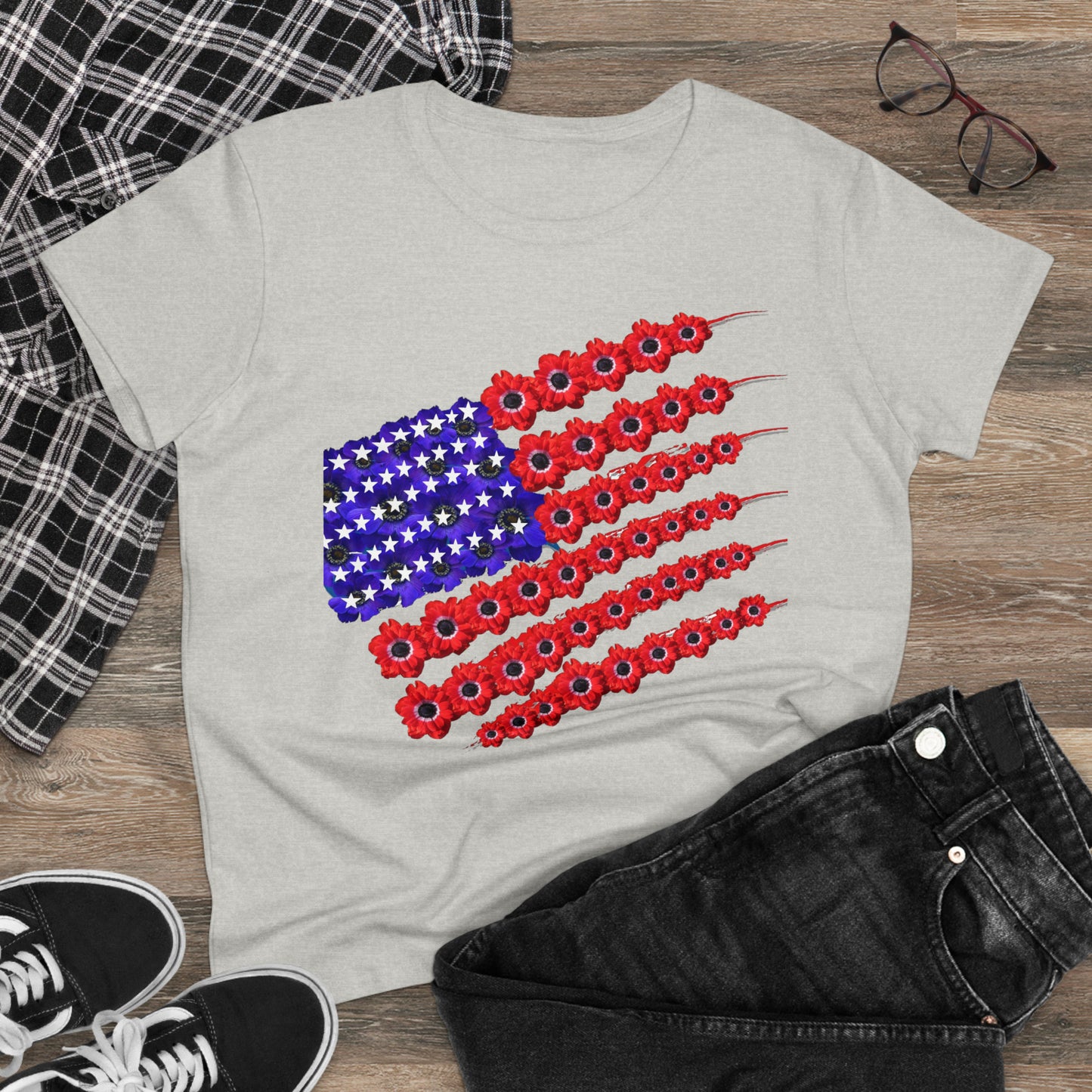 Celebrating Labor Day - Women's Midweight Cotton Tee