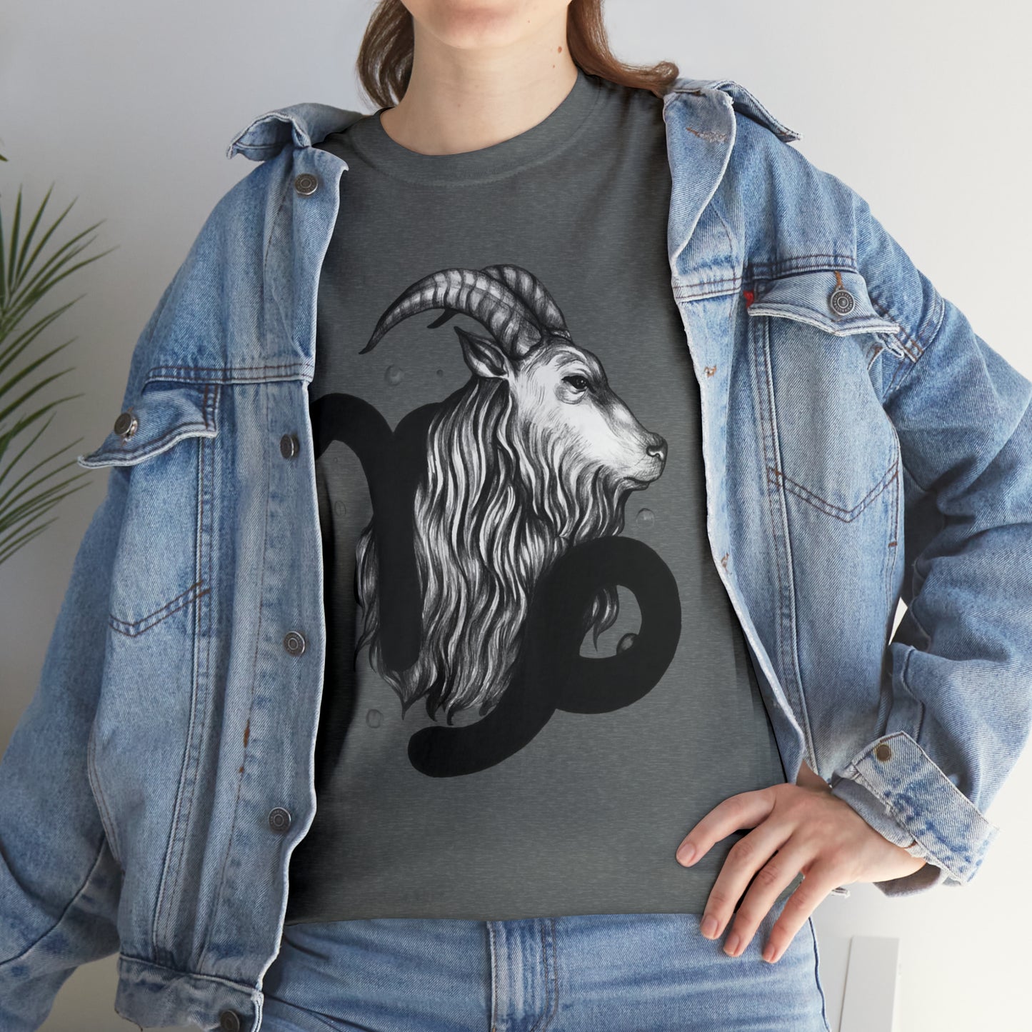 Capricorn Zodiac Sign - Unisex Heavy Cotton Tee