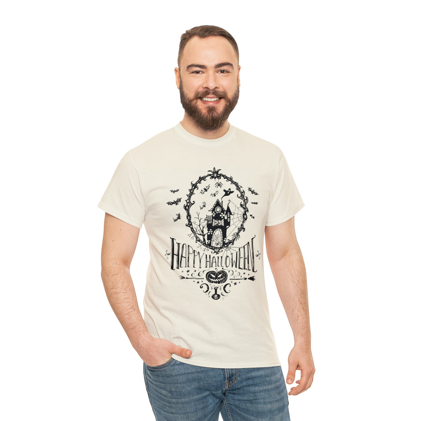Halloween Happy Halloween - Unisex Heavy Cotton Tee