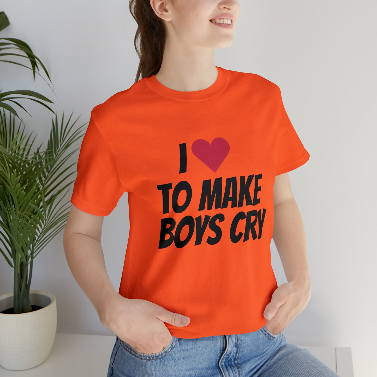 Make Boys Cry - Unisex Jersey Short Sleeve Tee