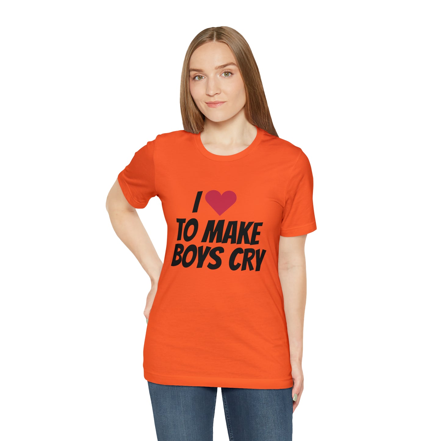 Make Boys Cry - Unisex Jersey Short Sleeve Tee