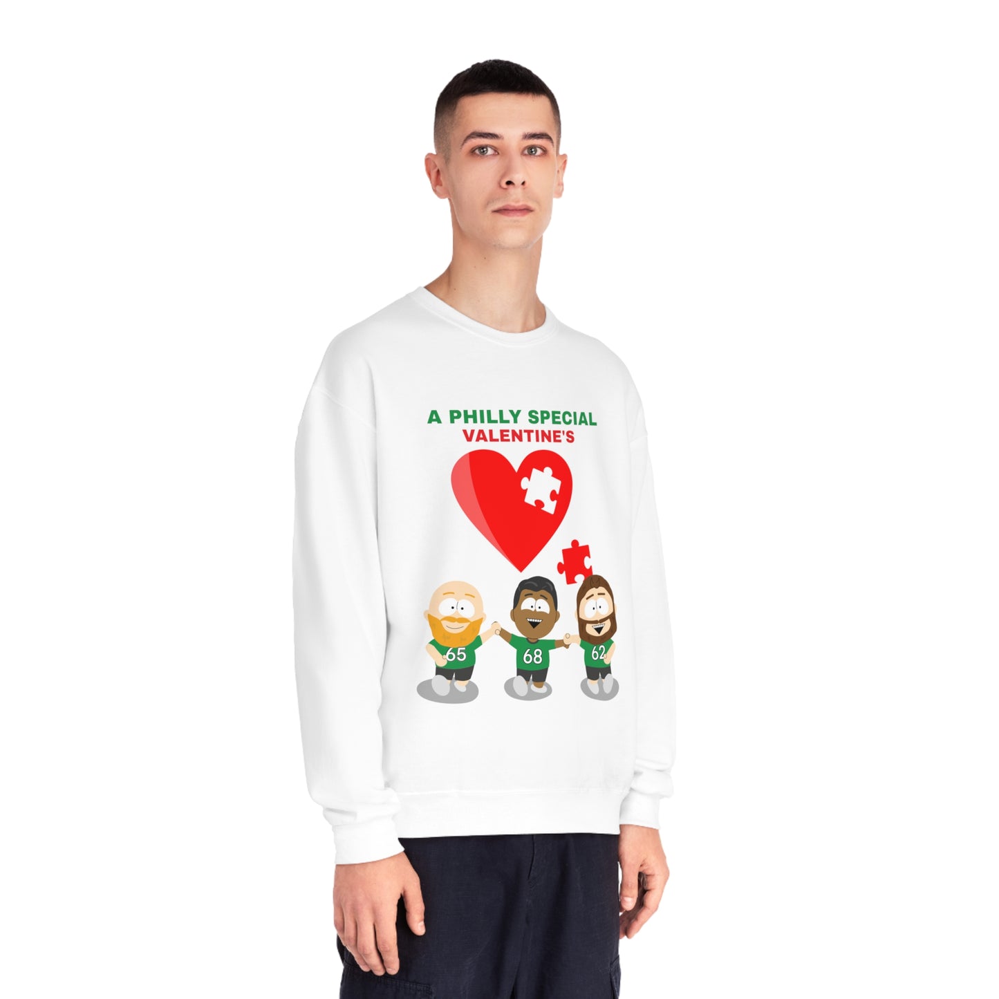 Philadelphia Eagles Valentine's Day 02 - Unisex Sweatshirt