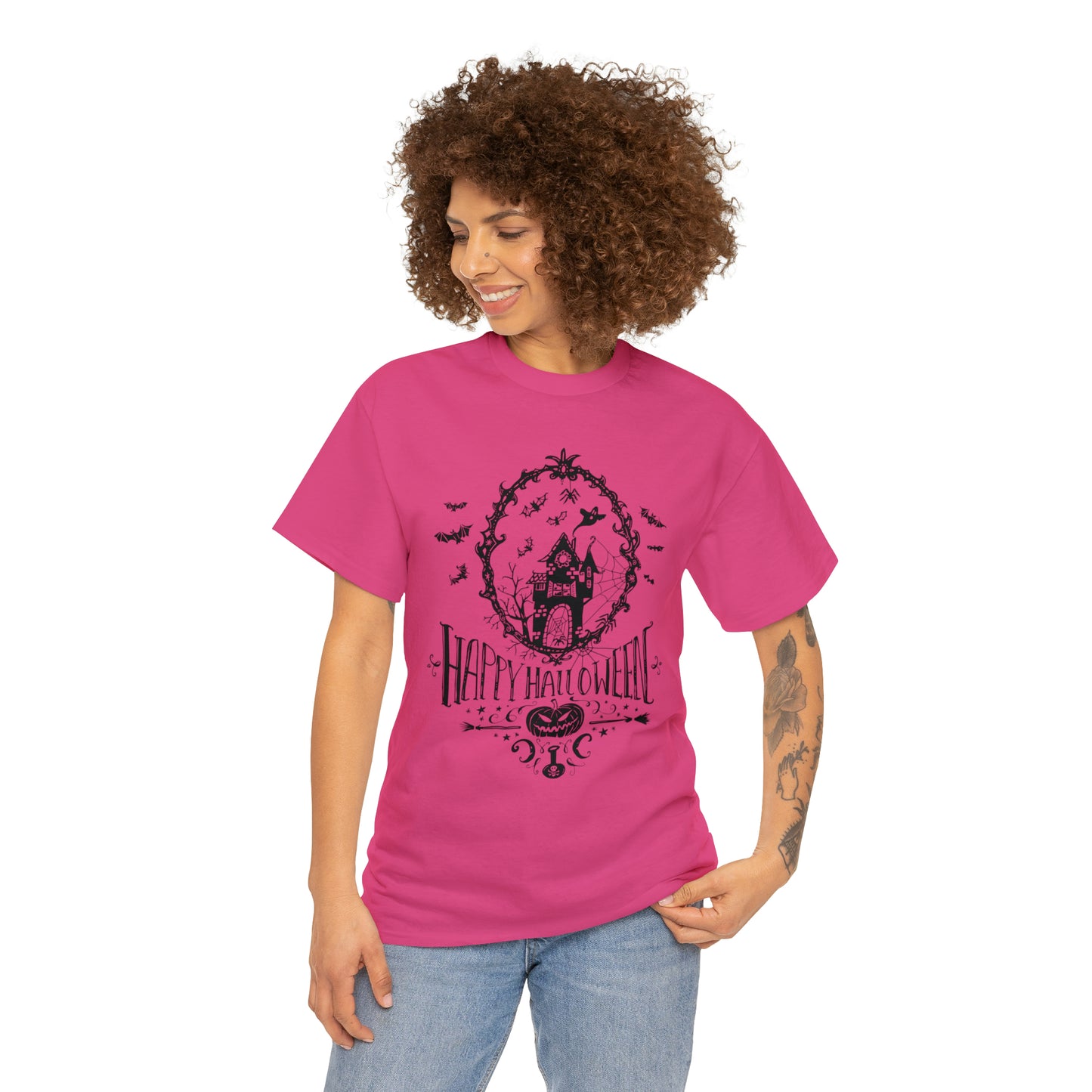 Halloween Happy Halloween - Unisex Heavy Cotton Tee