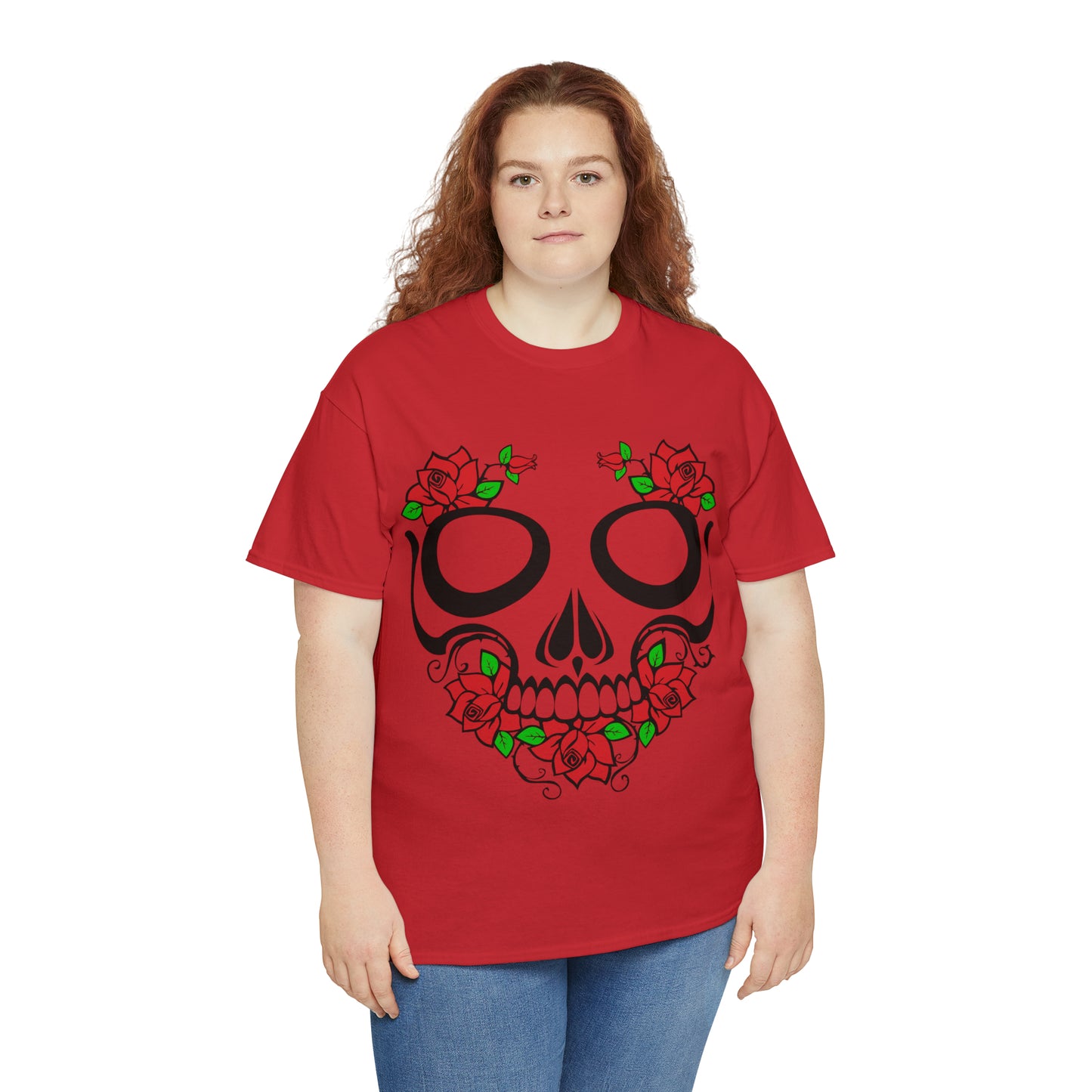 Halloween Day of the Dead 01 - Unisex Heavy Cotton Tee