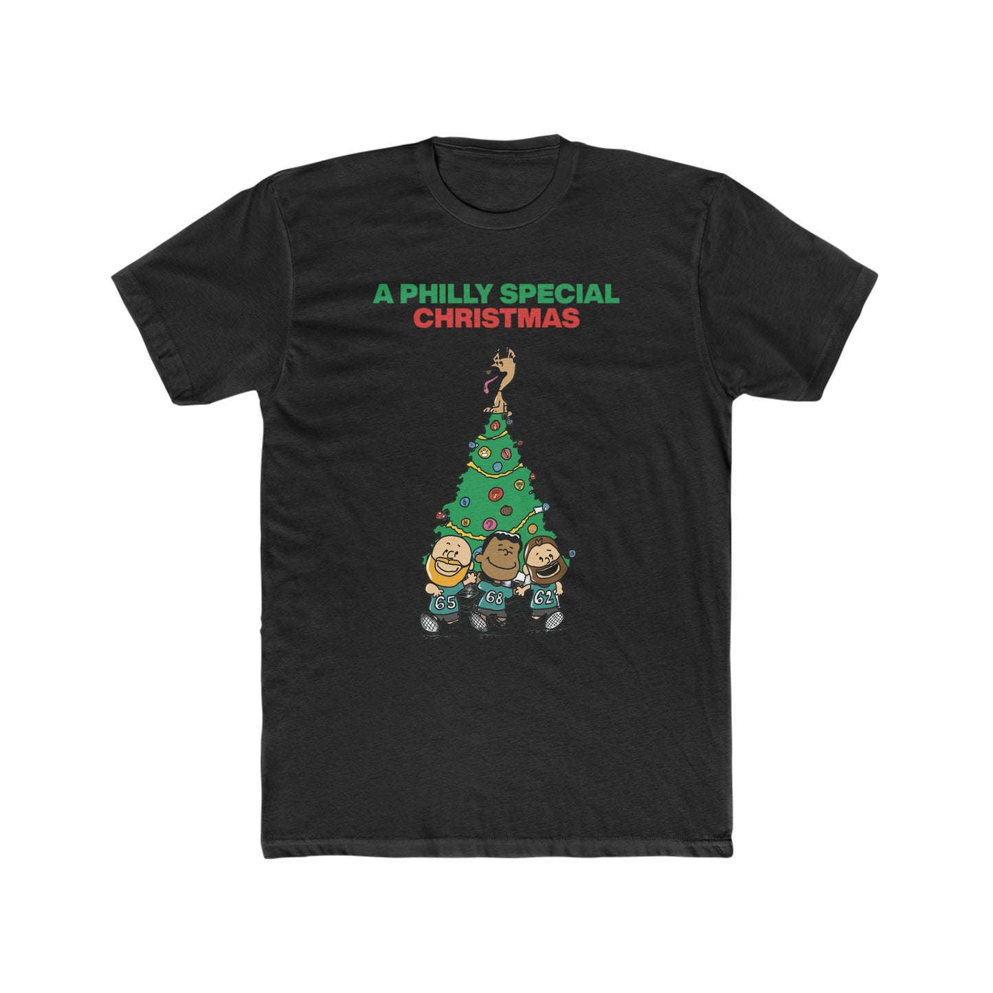 Philadelphia Eagle Christmas - Men's Cotton Crew Tee