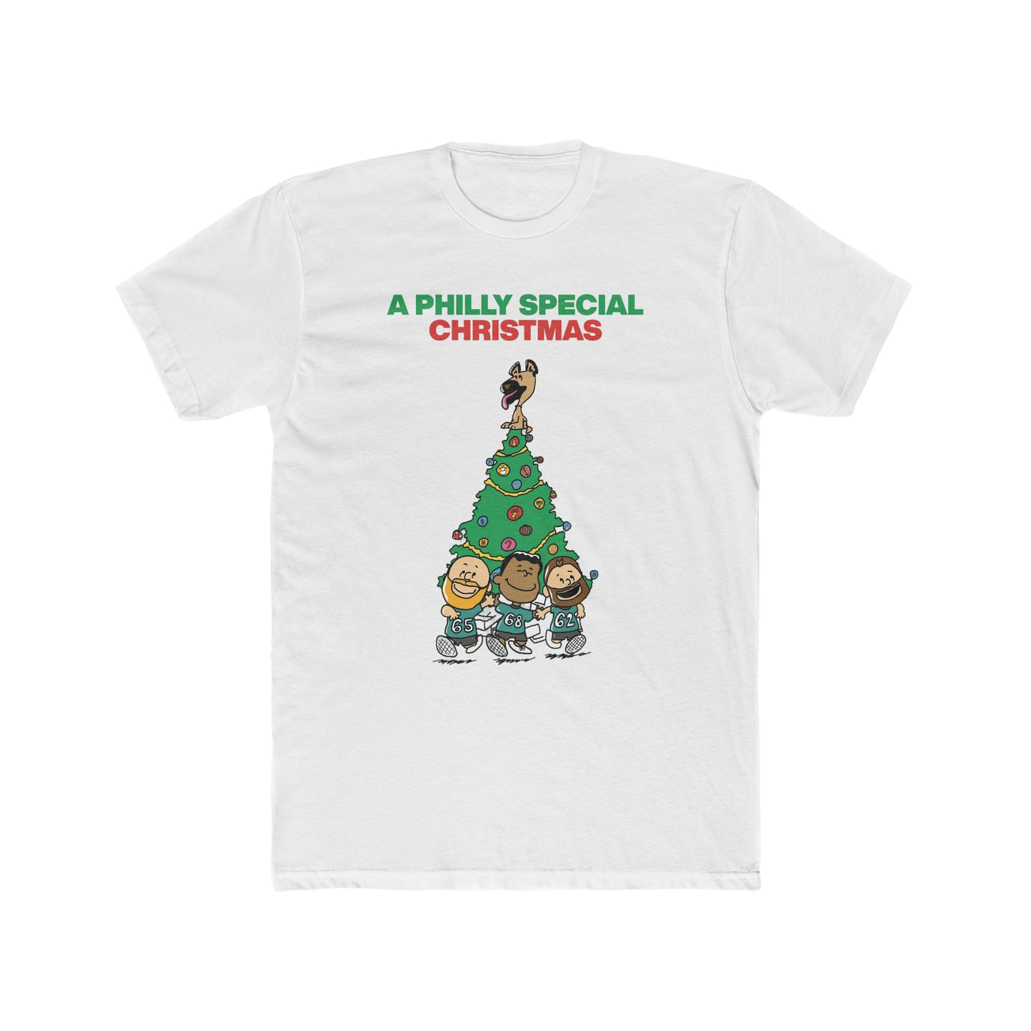 Philadelphia Eagle Christmas - Men's Cotton Crew Tee