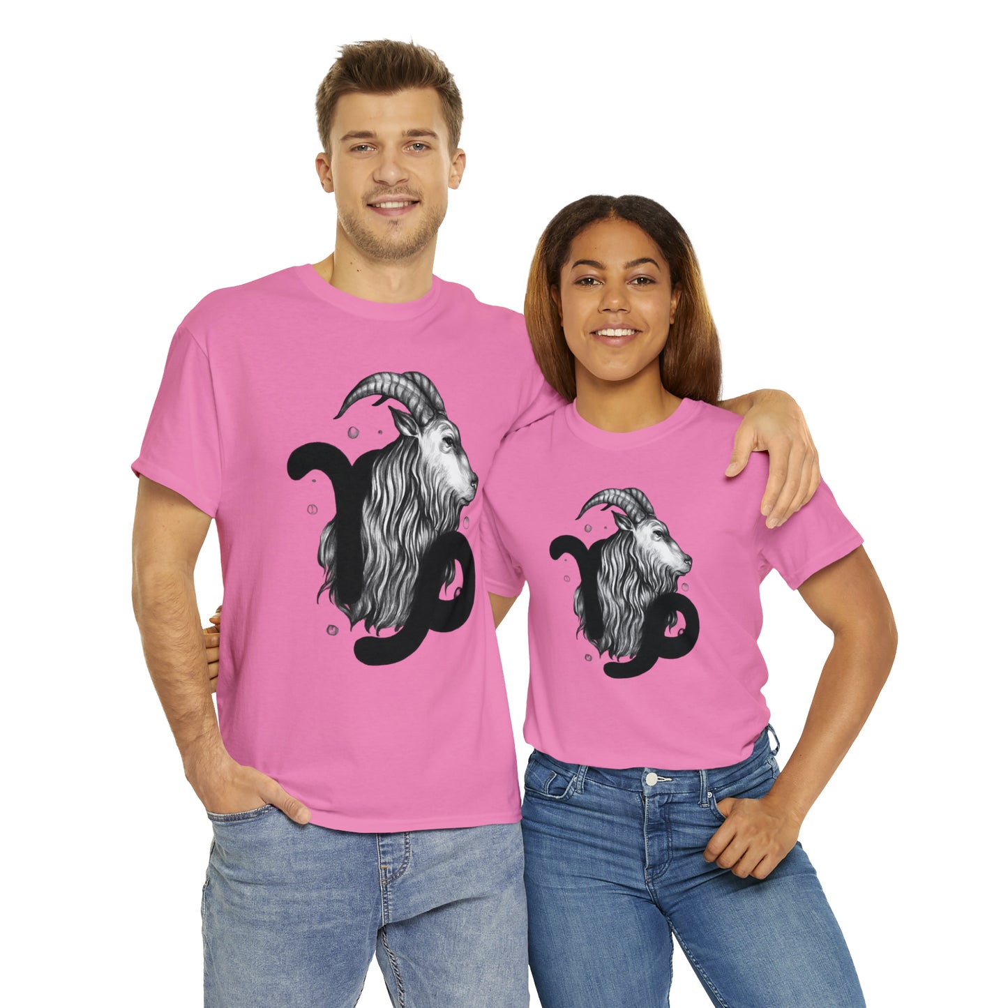 Capricorn Zodiac Sign - Unisex Heavy Cotton Tee