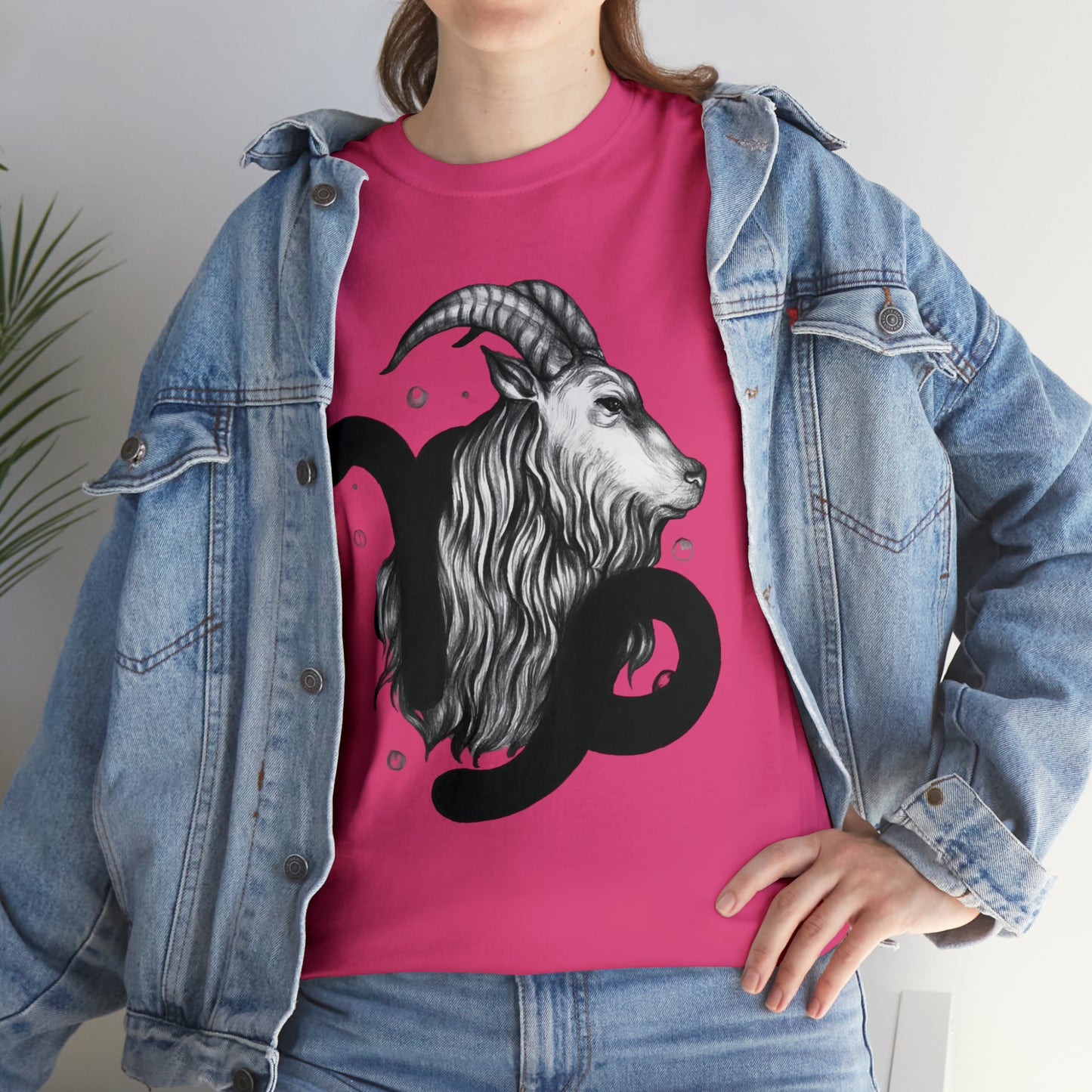 Capricorn Zodiac Sign - Unisex Heavy Cotton Tee