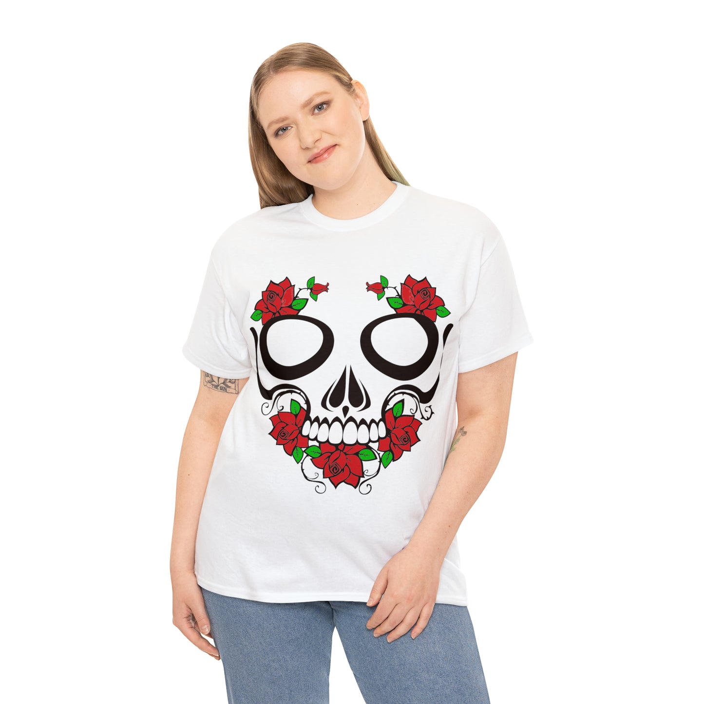 Halloween Day of the Dead 01 - Unisex Heavy Cotton Tee