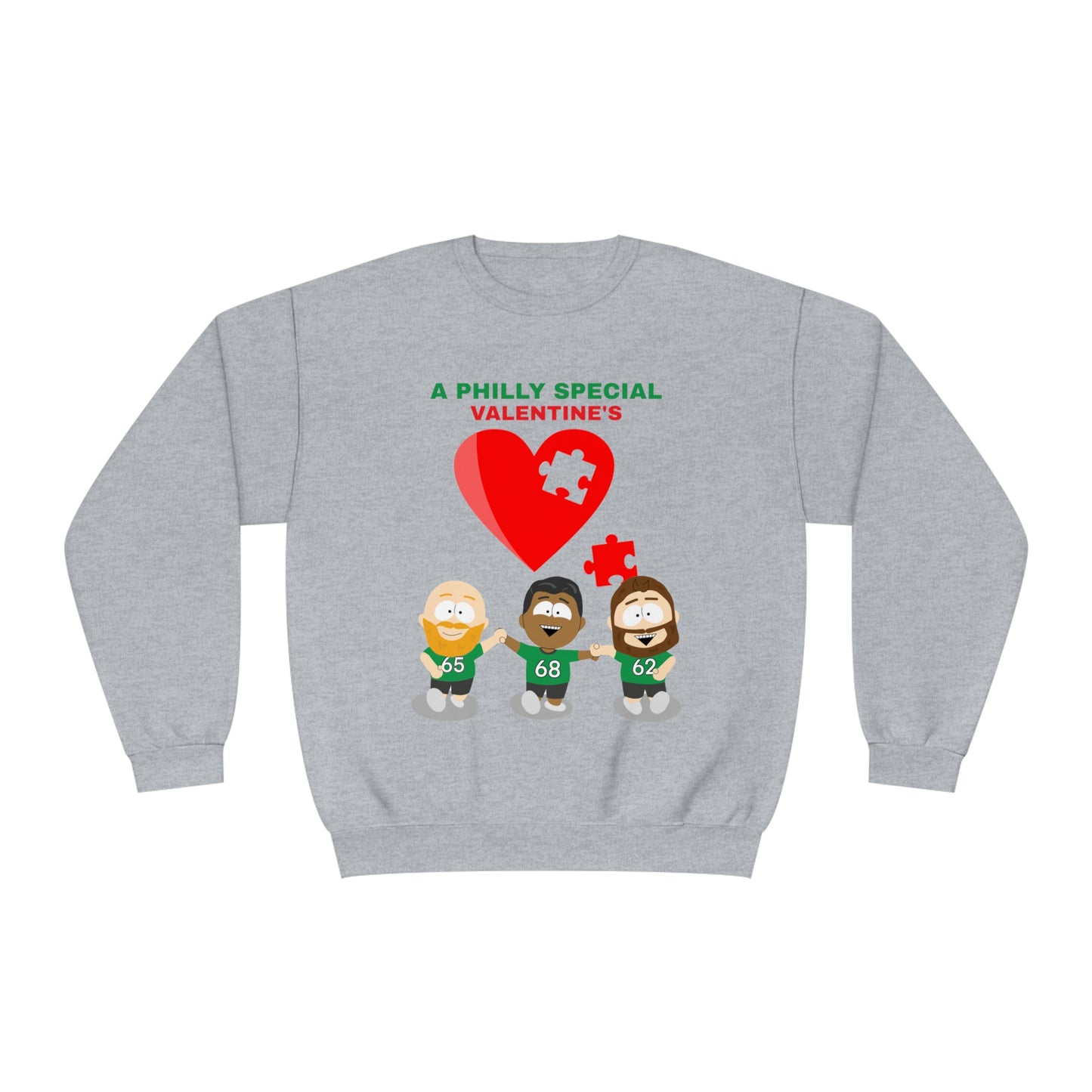 Philadelphia Eagles Valentine's Day 02 - Unisex Sweatshirt