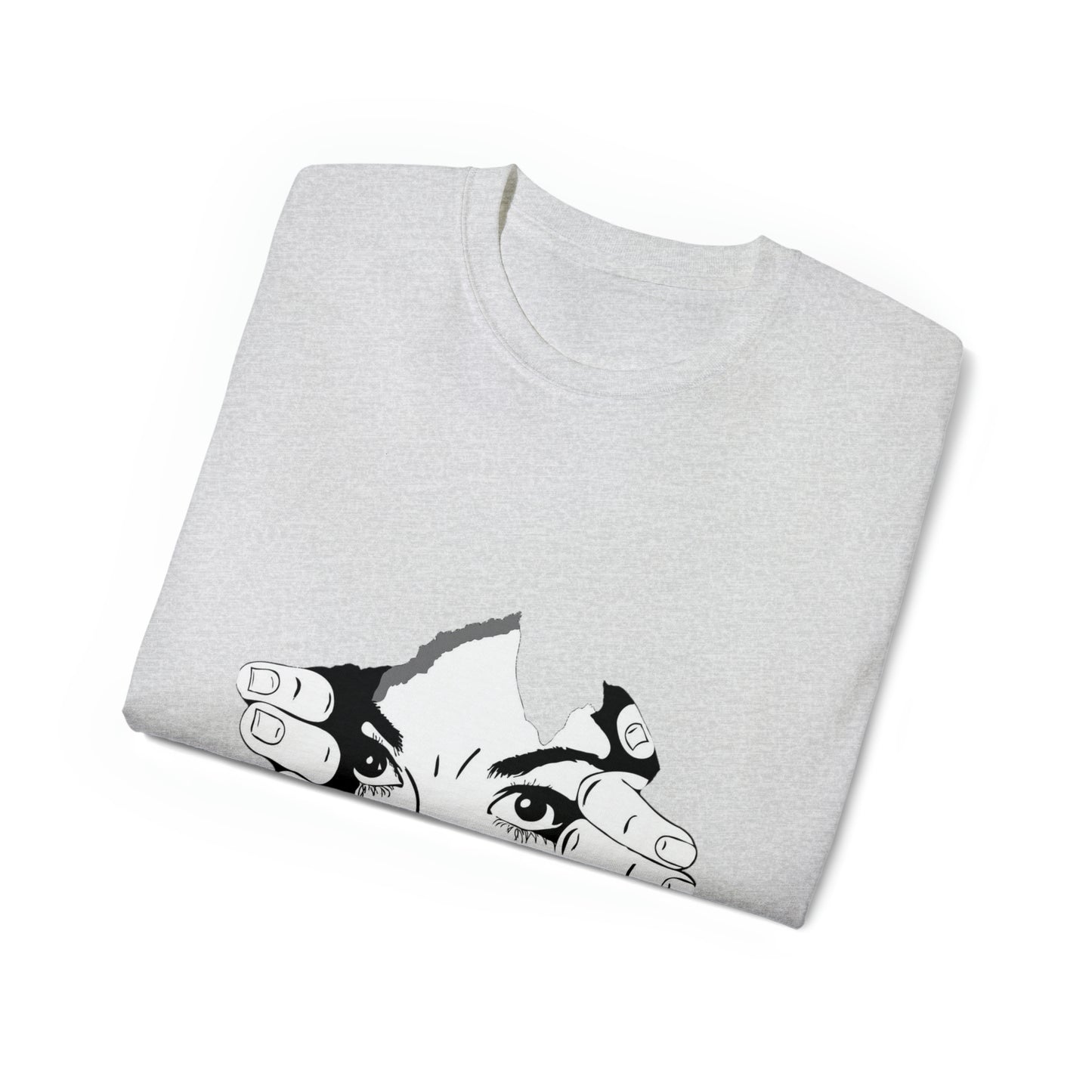 Halloween Scary Peek thru - Unisex Ultra Cotton Tee