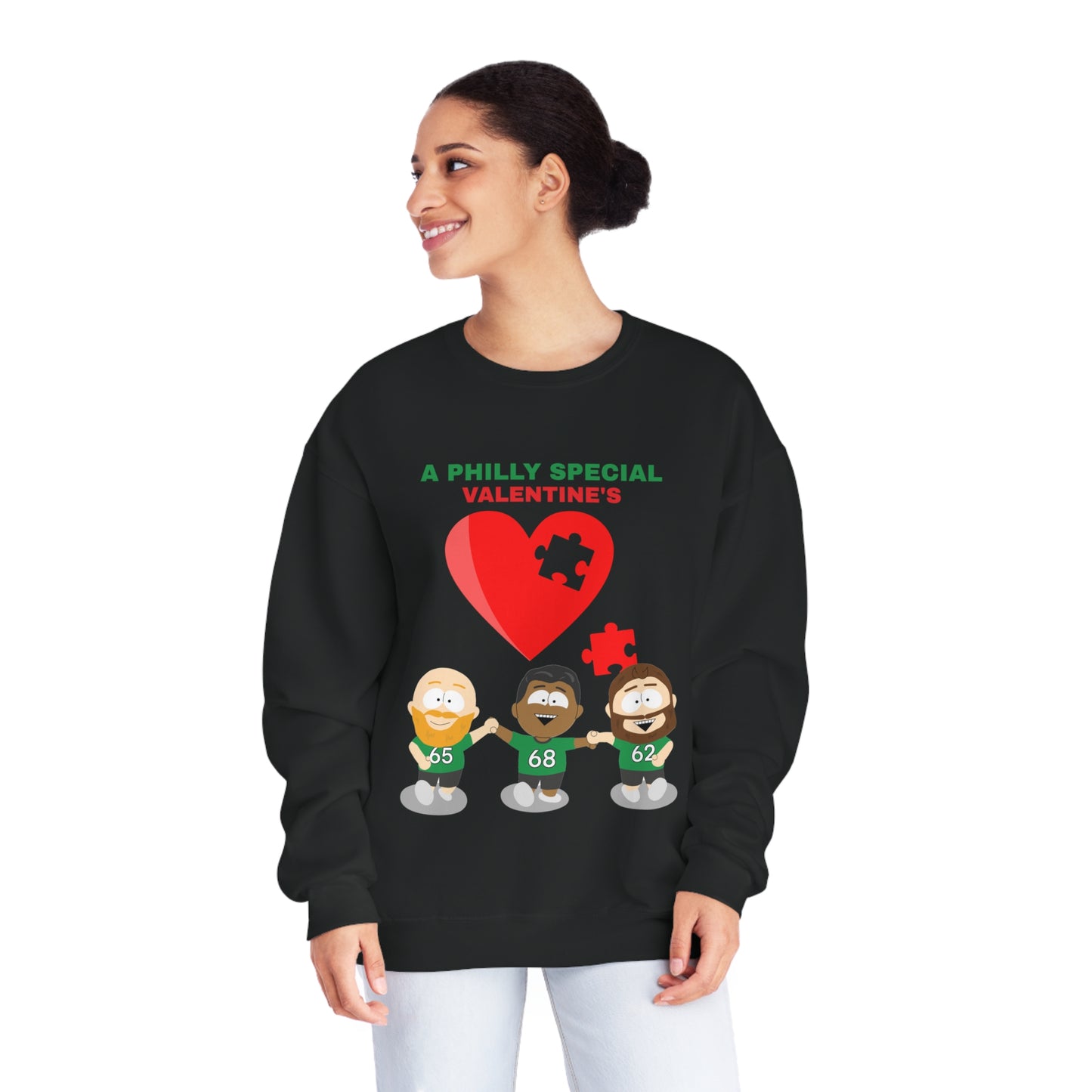 Philadelphia Eagles Valentine's Day 02 - Unisex Sweatshirt