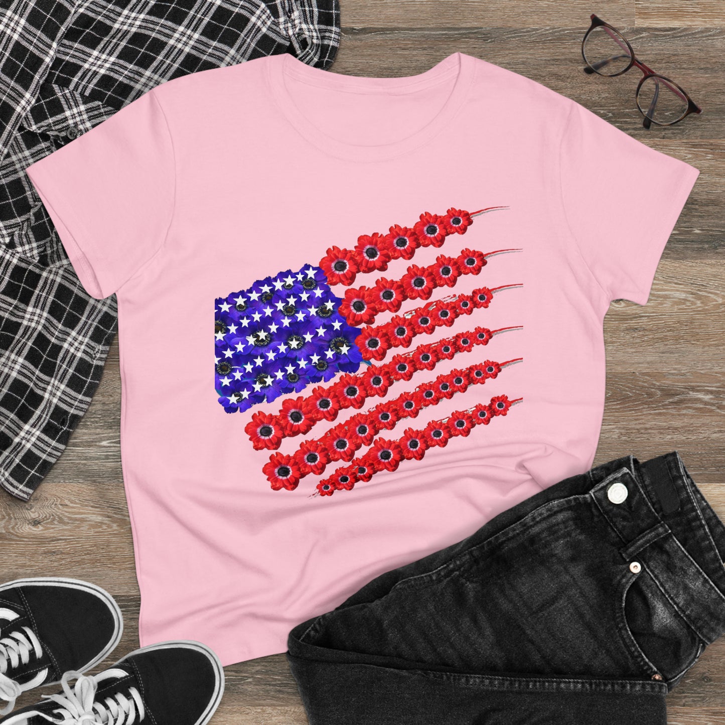 Celebrating Labor Day - Women's Midweight Cotton Tee