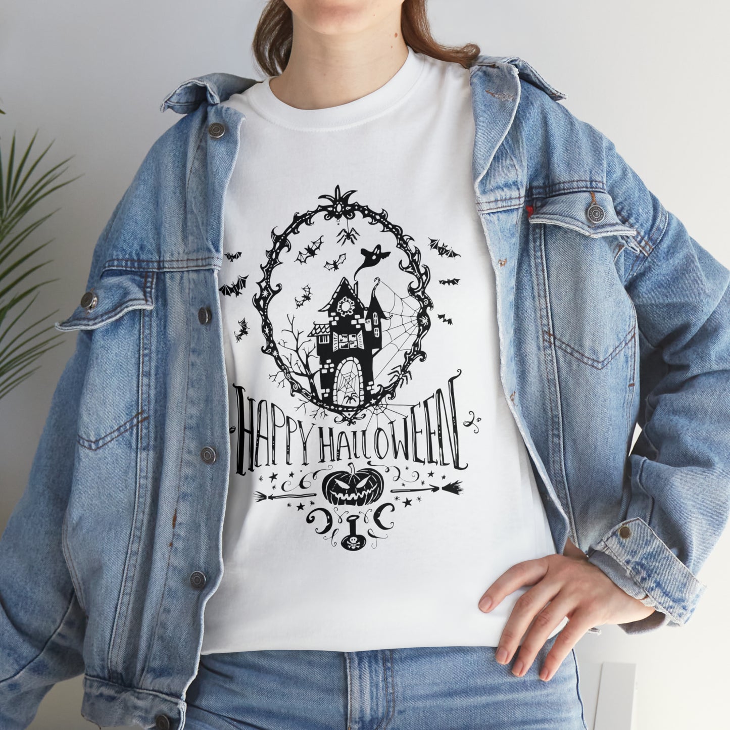 Halloween Happy Halloween - Unisex Heavy Cotton Tee