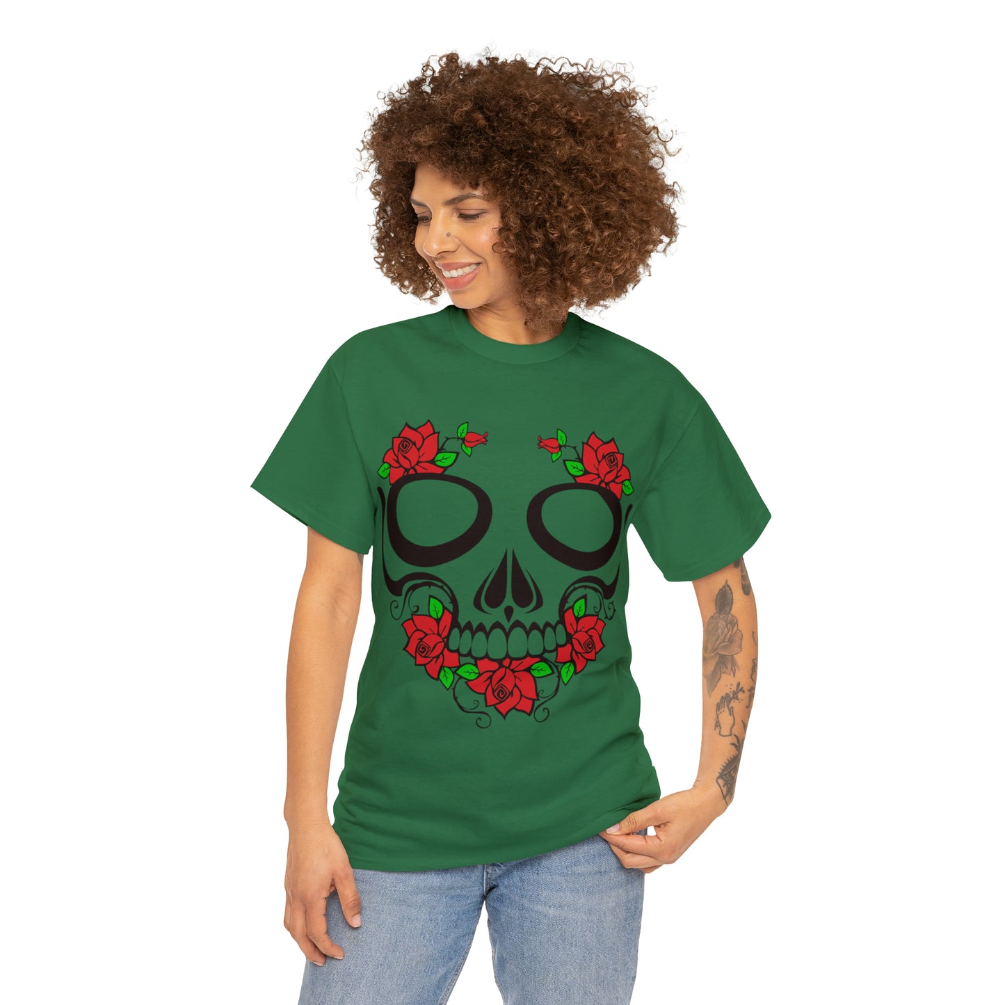 Halloween Day of the Dead 01 - Unisex Heavy Cotton Tee
