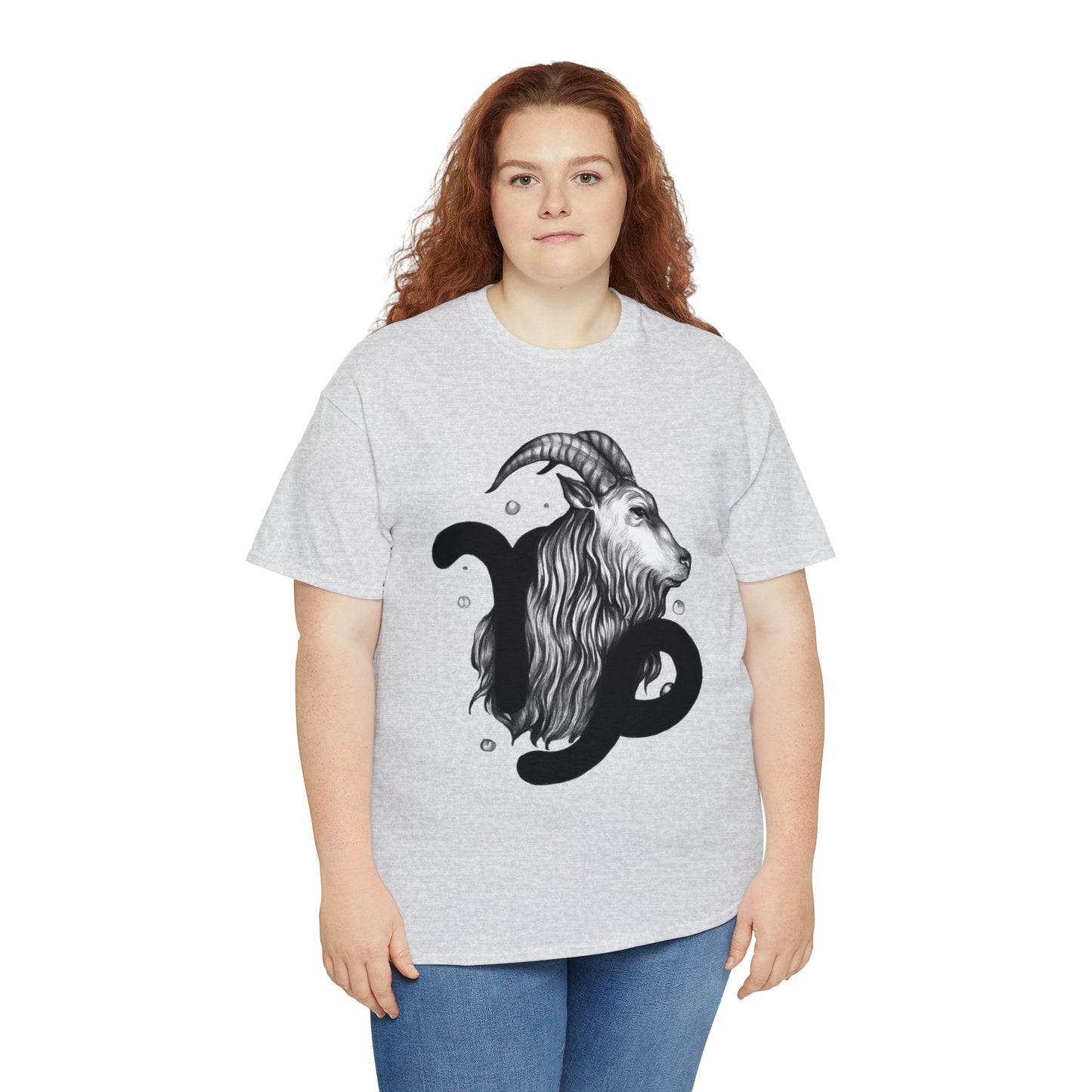 Capricorn Zodiac Sign - Unisex Heavy Cotton Tee