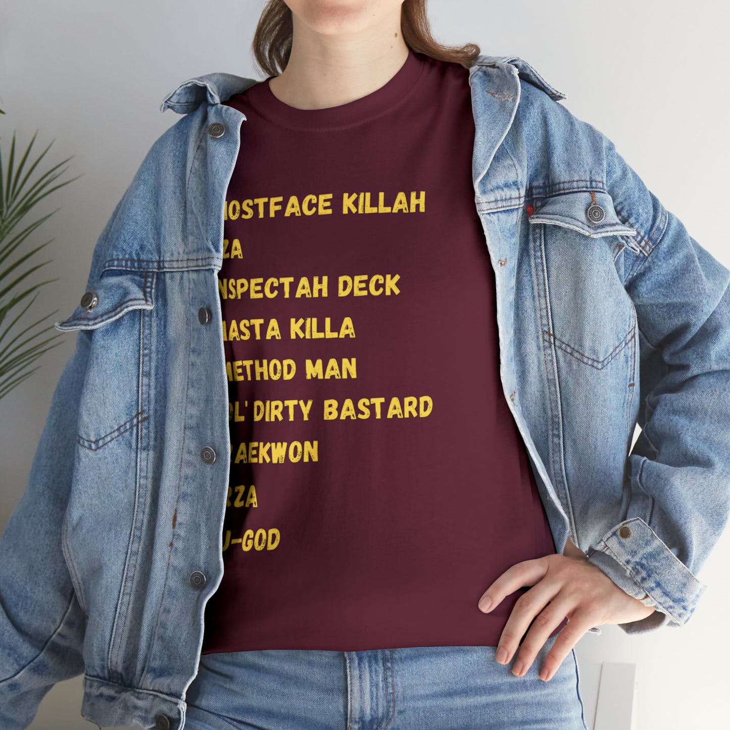 Wu-Unisex Heavy Cotton Tee