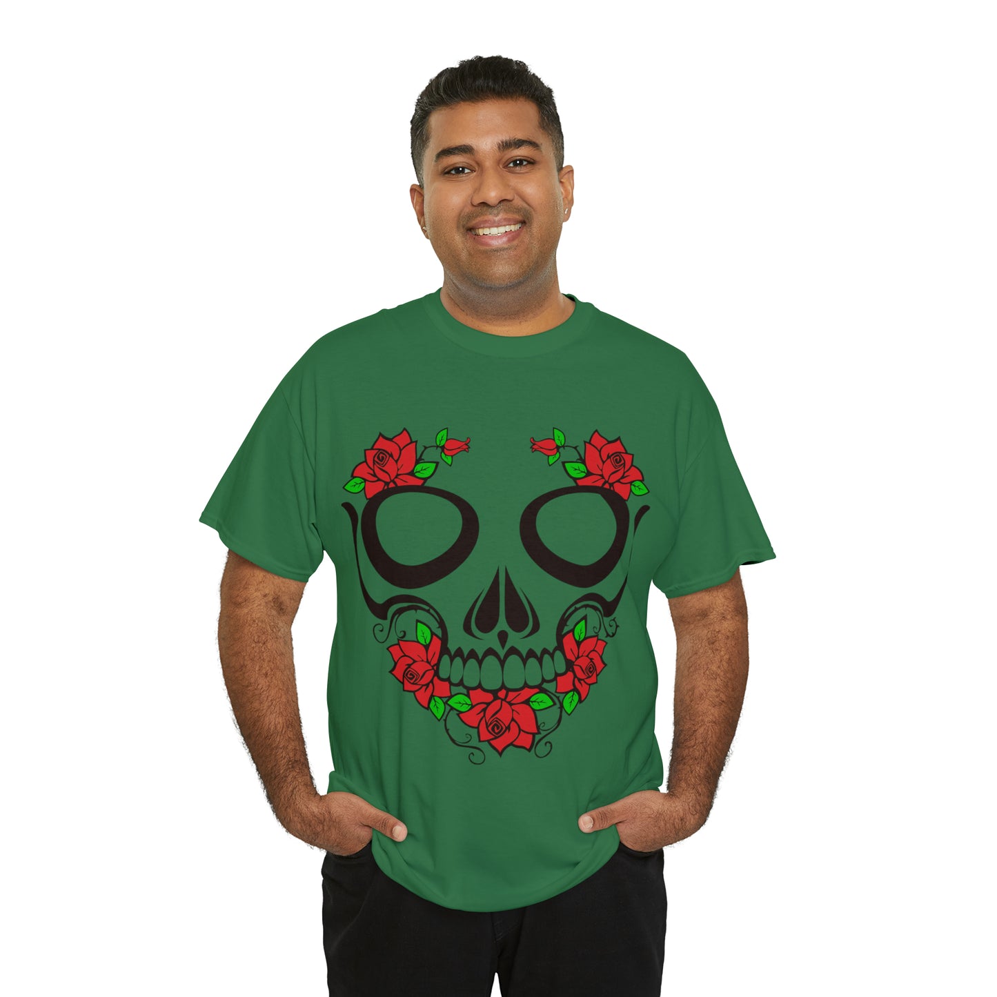 Halloween Day of the Dead 01 - Unisex Heavy Cotton Tee