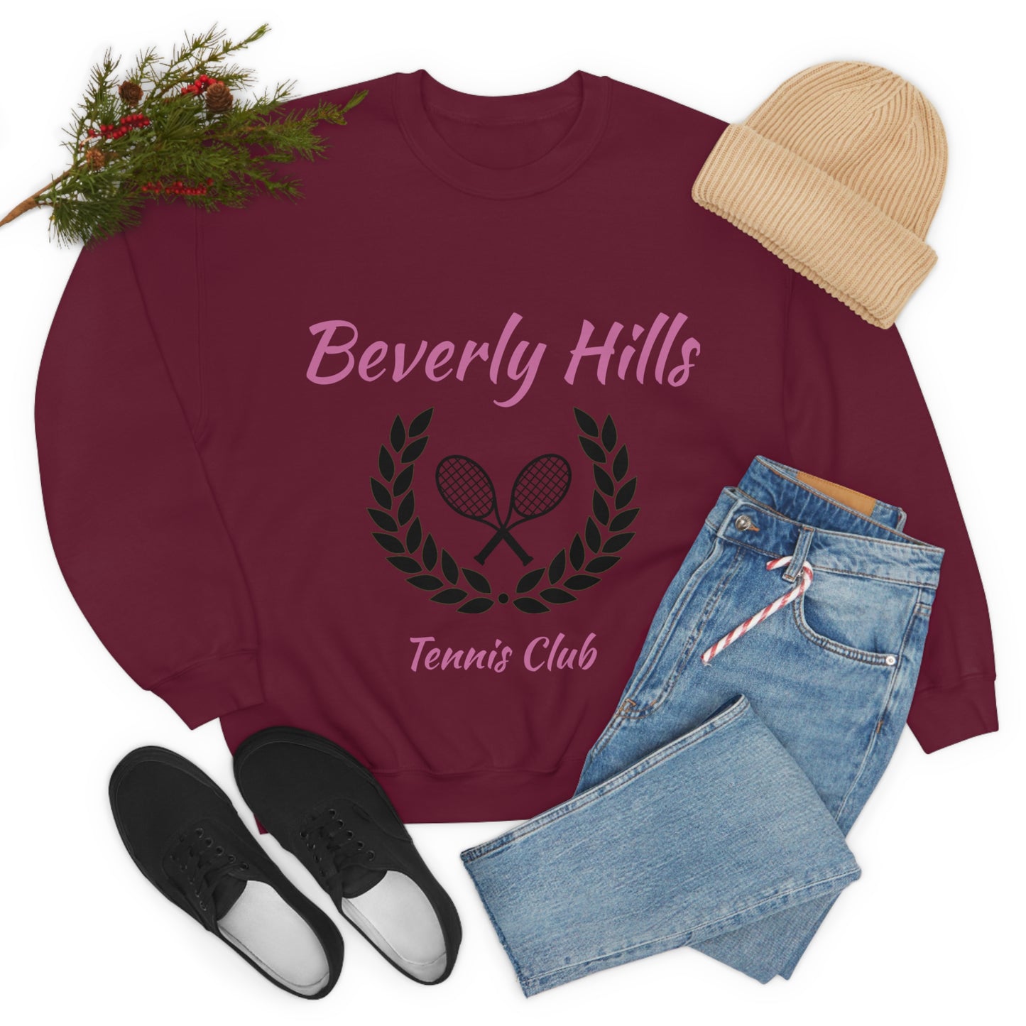 Beverly Hills Club 90210 - Heavy Crewneck Sweatshirt