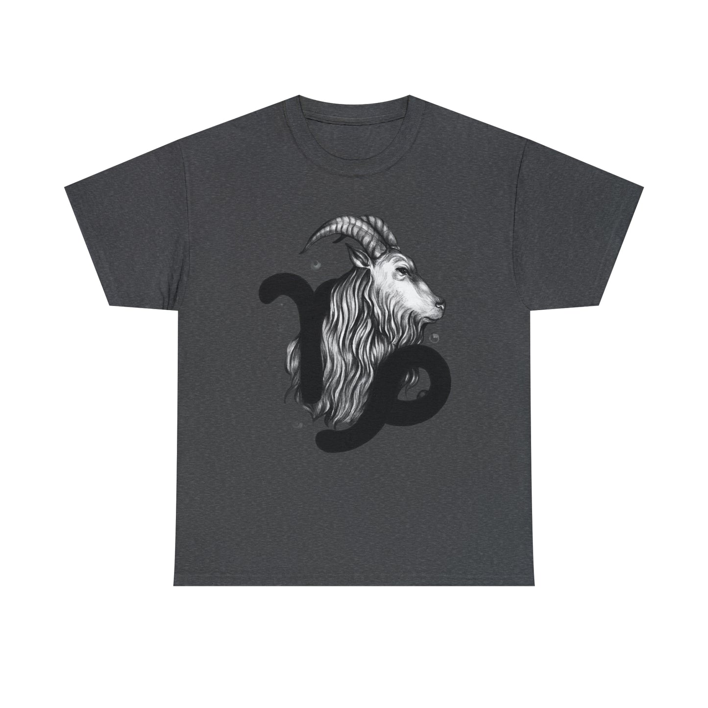 Capricorn Zodiac Sign - Unisex Heavy Cotton Tee