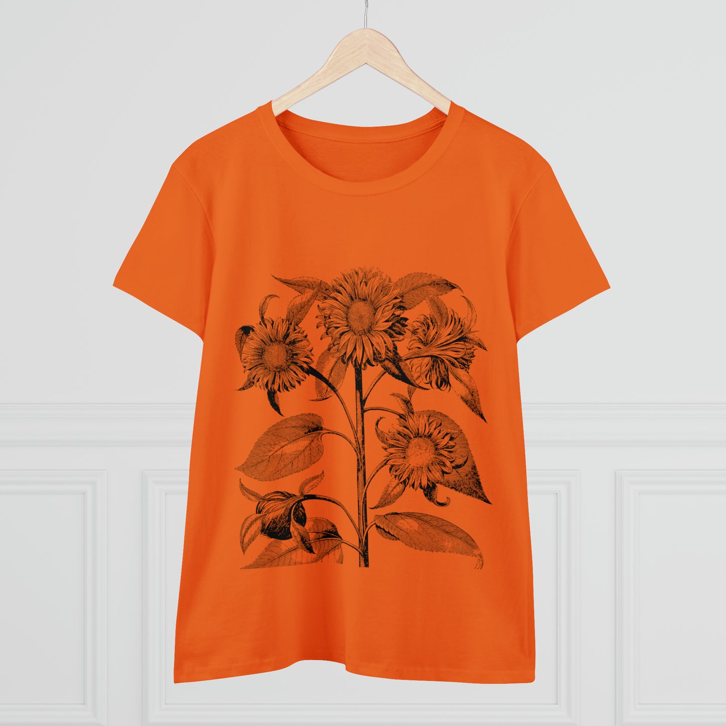 Sun Flower # 2 - Women's Midweight Cotton Tee