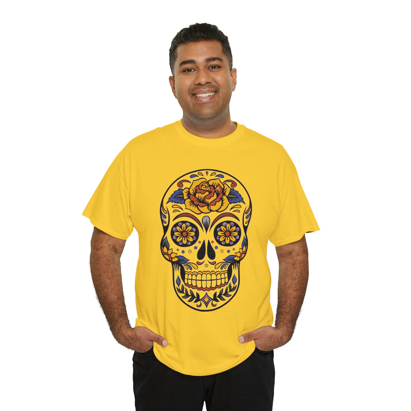 Halloween Day of the Dead 03 - Unisex Heavy Cotton Tee