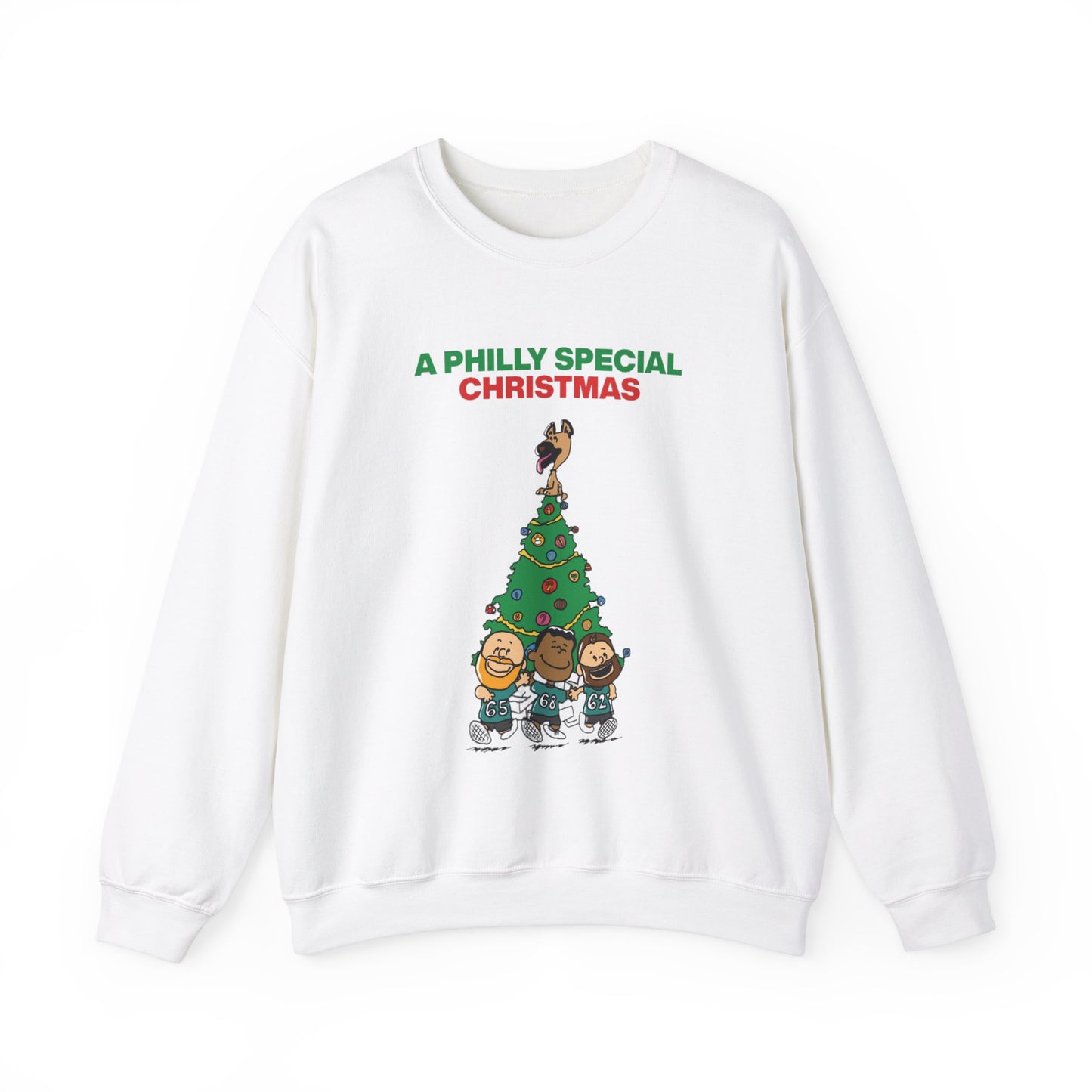 Philadelphia Eagles Christmas 02 - Unisex Heavy Crewneck Sweatshirt
