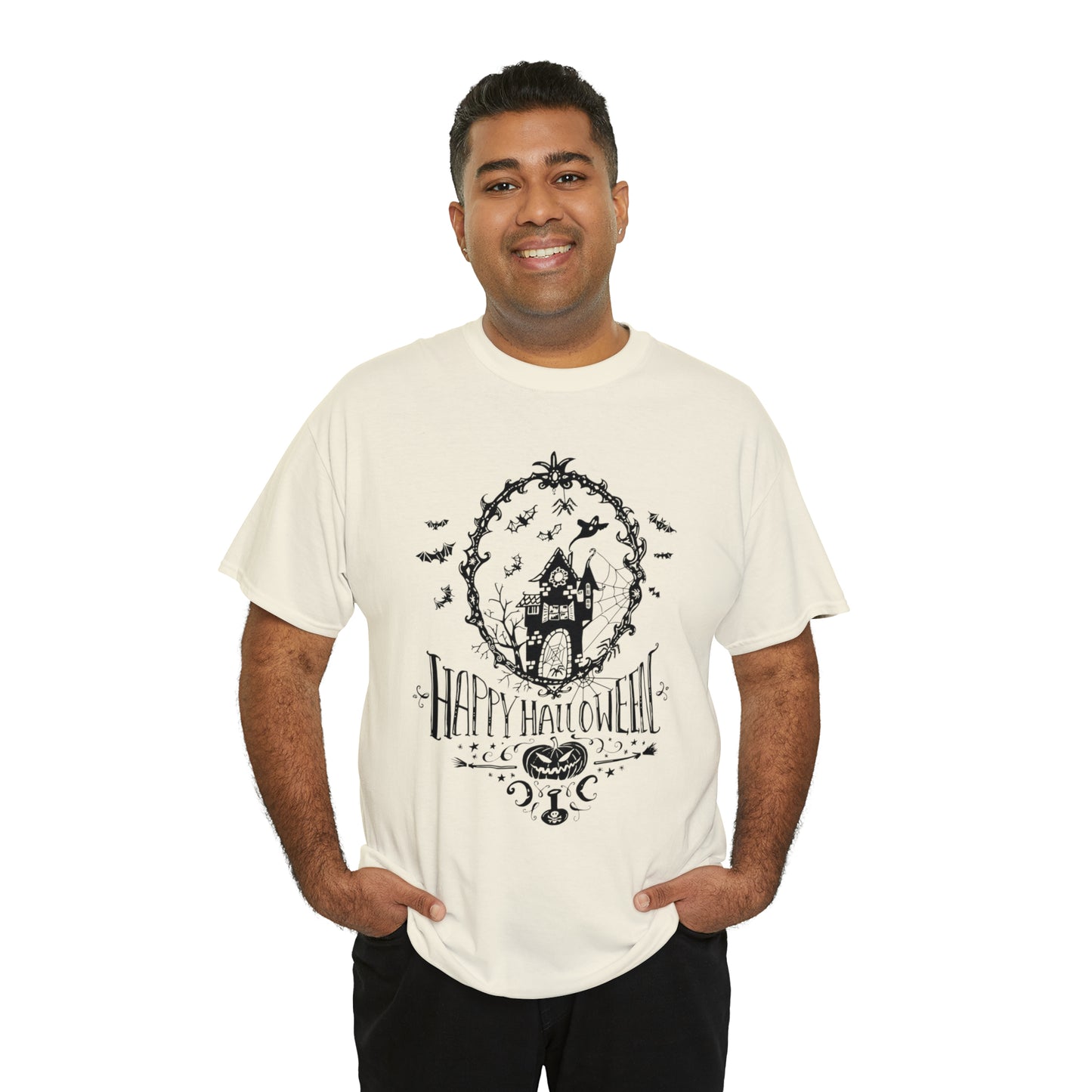 Halloween Happy Halloween - Unisex Heavy Cotton Tee