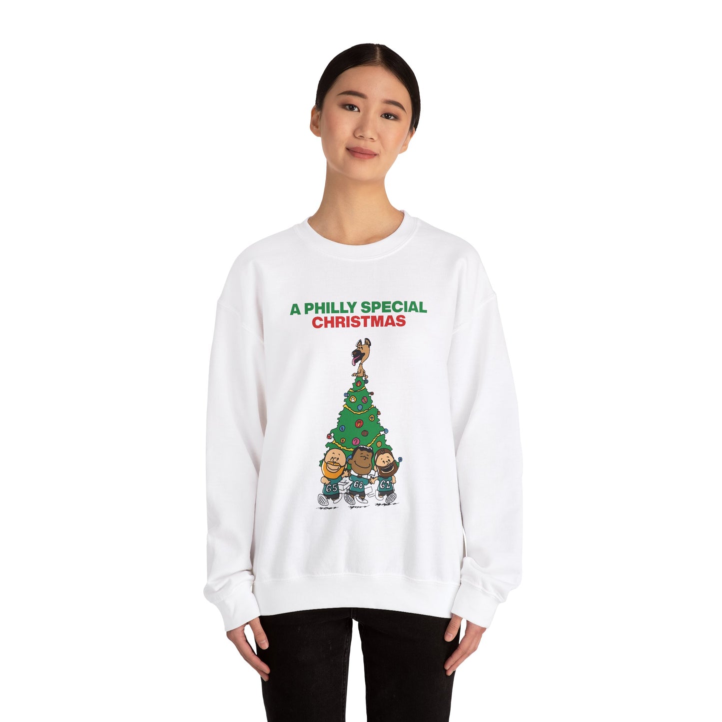 Philadelphia Eagles Christmas 02 - Unisex Heavy Crewneck Sweatshirt