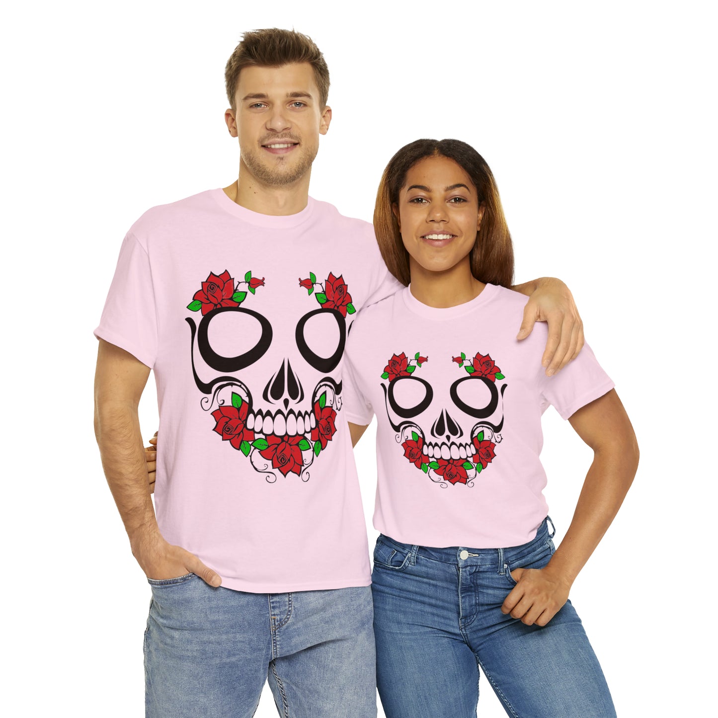Halloween Day of the Dead 01 - Unisex Heavy Cotton Tee