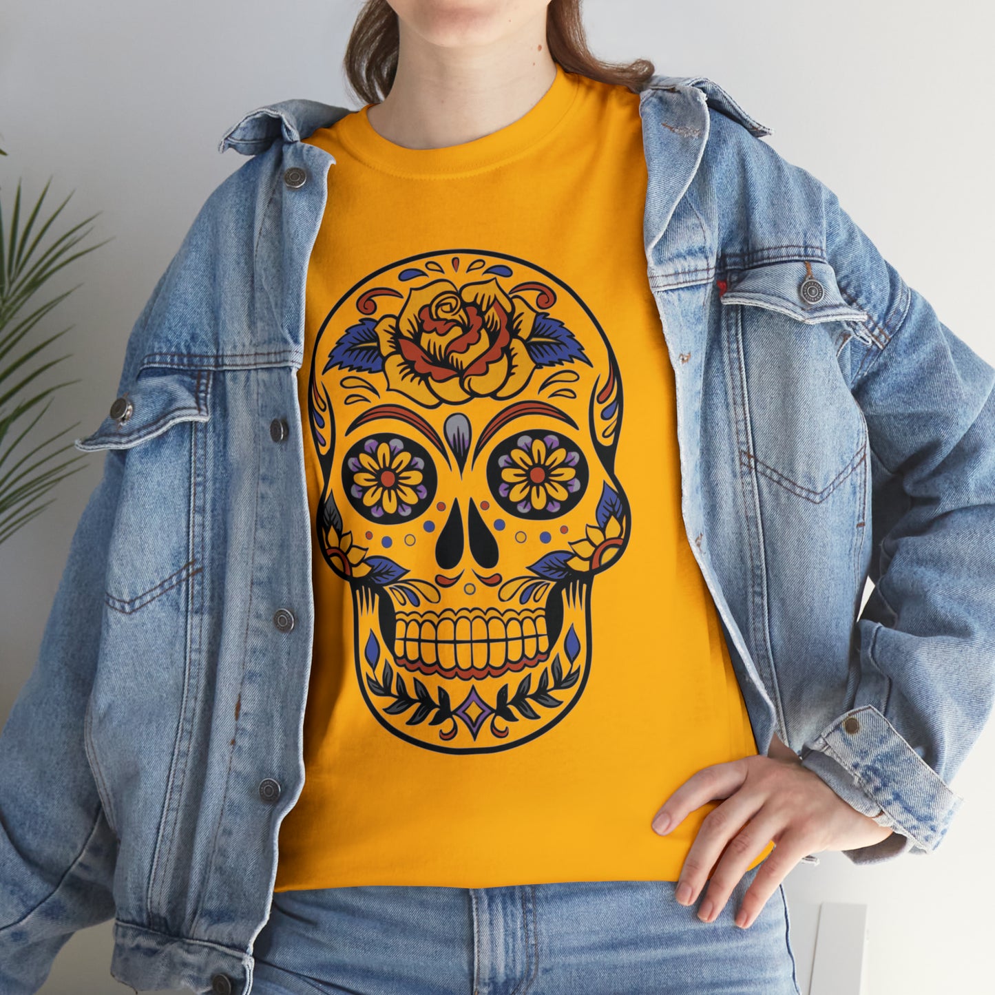 Halloween Day of the Dead 03 - Unisex Heavy Cotton Tee