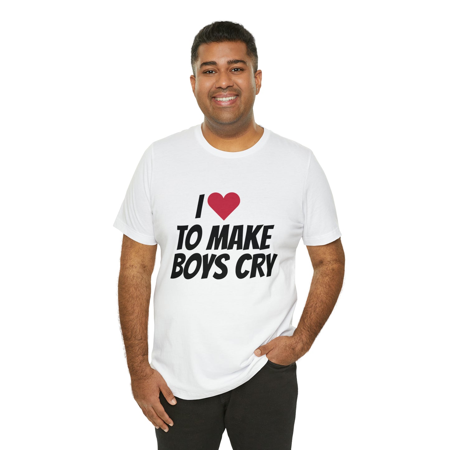 Make Boys Cry - Unisex Jersey Short Sleeve Tee