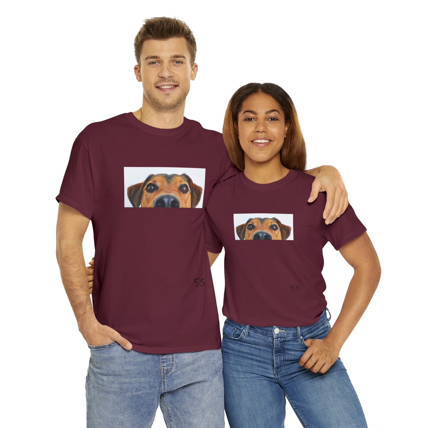Dog Eyes Unisex Heavy Cotton Tee