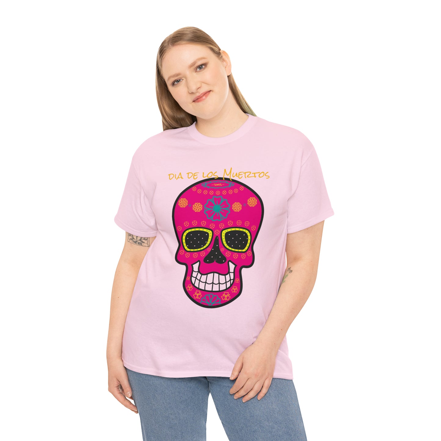 Halloween Day of the dead 0030 - Unisex Heavy Cotton Tee