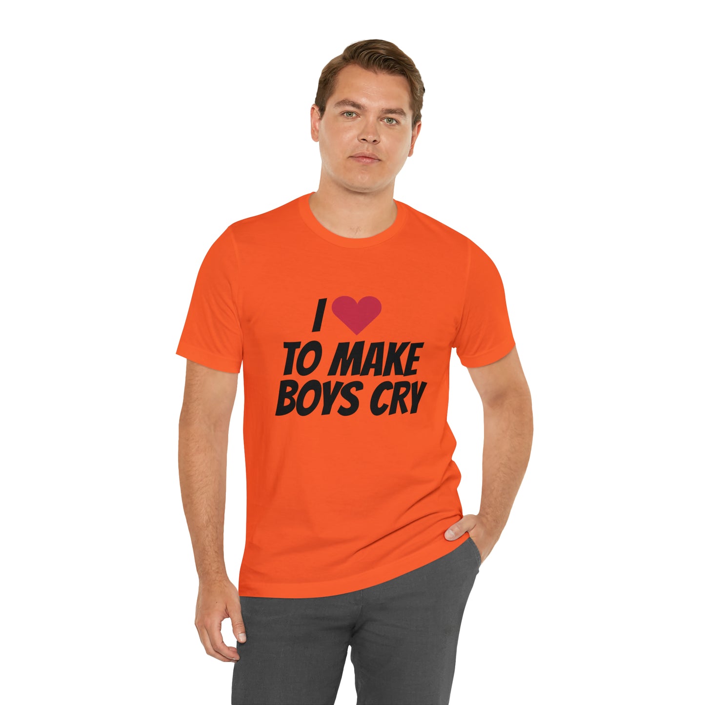 Make Boys Cry - Unisex Jersey Short Sleeve Tee