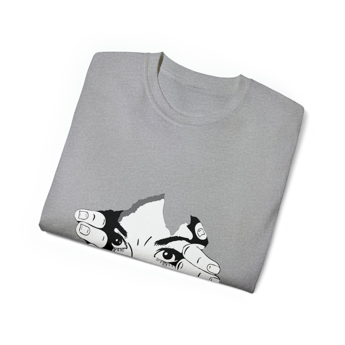 Halloween Scary Peek thru - Unisex Ultra Cotton Tee