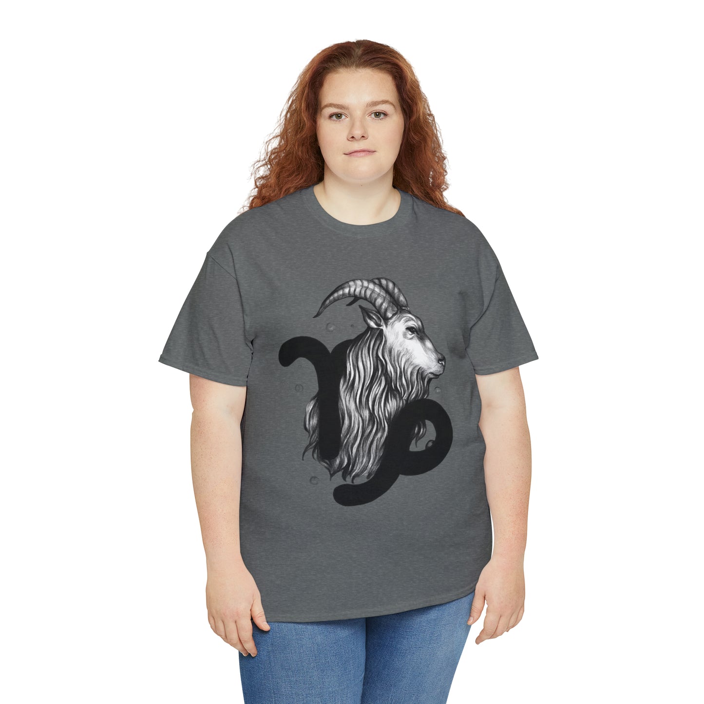 Capricorn Zodiac Sign - Unisex Heavy Cotton Tee