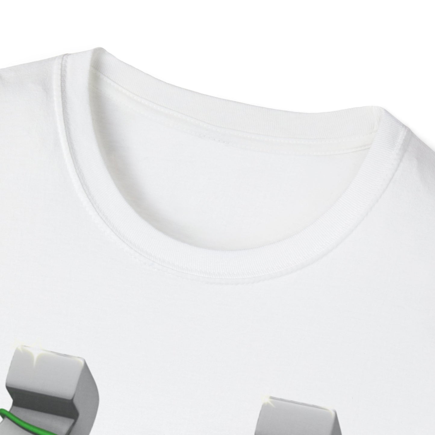 St. Patricks Day Horseshoe Clover - Soft-Style T-shirt