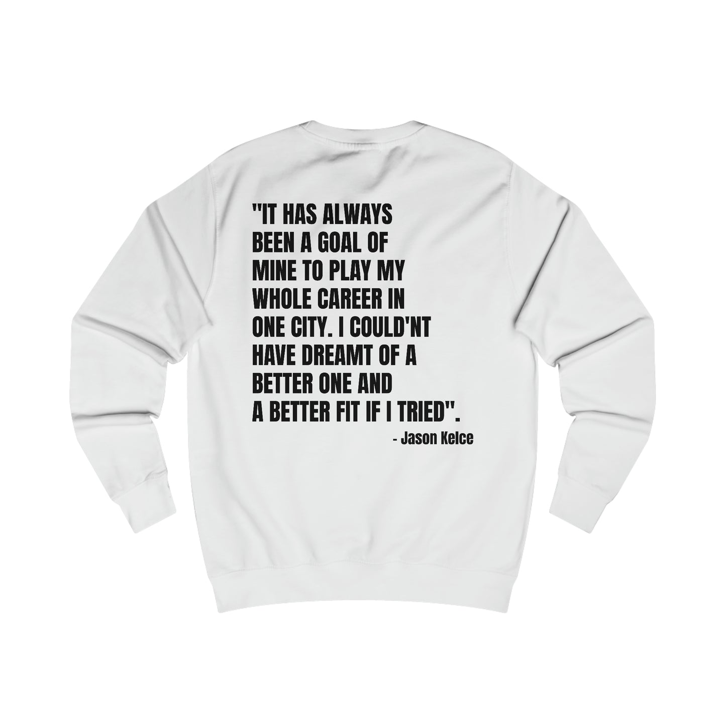 Premium Back print - Philadelphia Eagles - #62 Kelce Tribute - Men's Sweatshirt