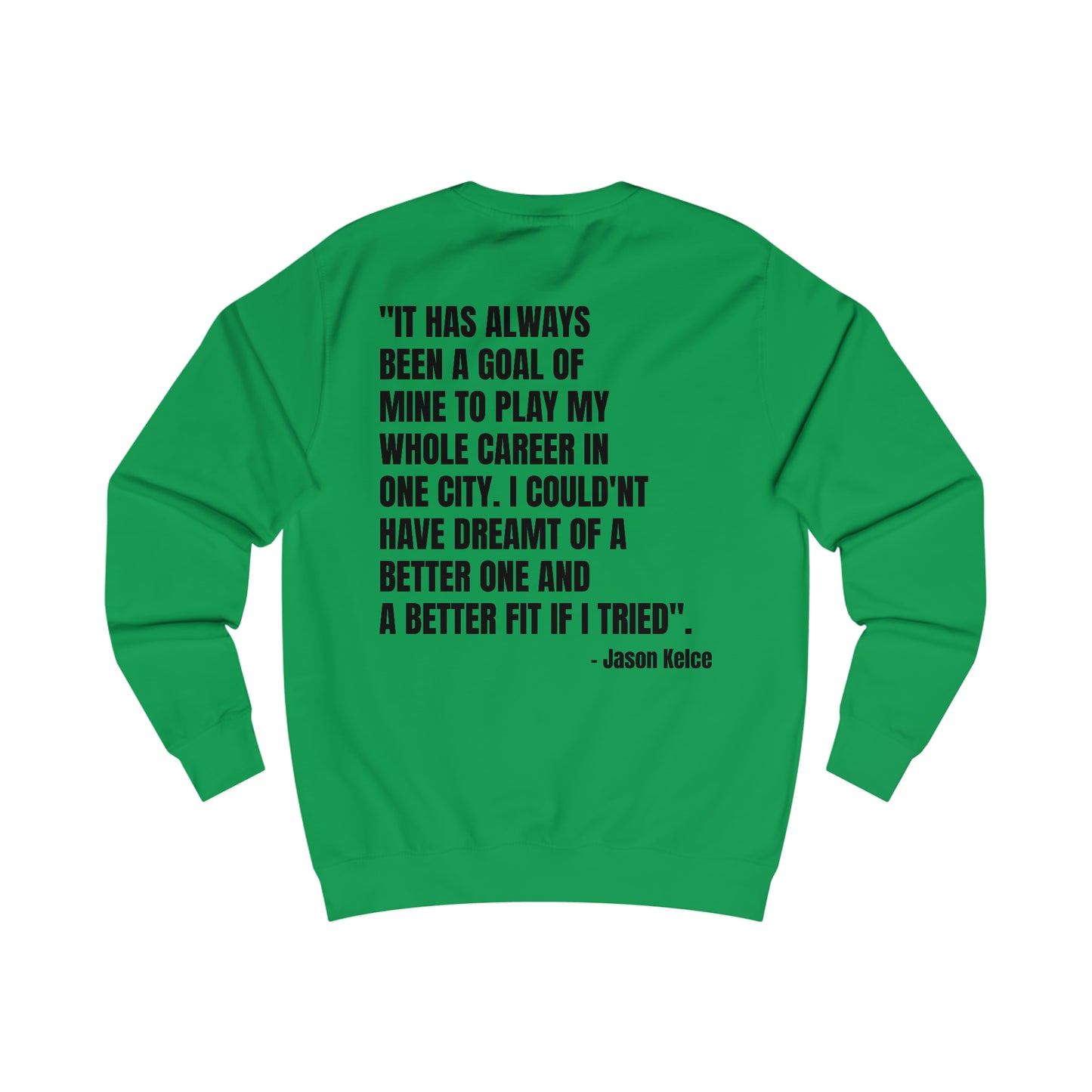 Premium Back print - Philadelphia Eagles - #62 Kelce Tribute - Men's Sweatshirt