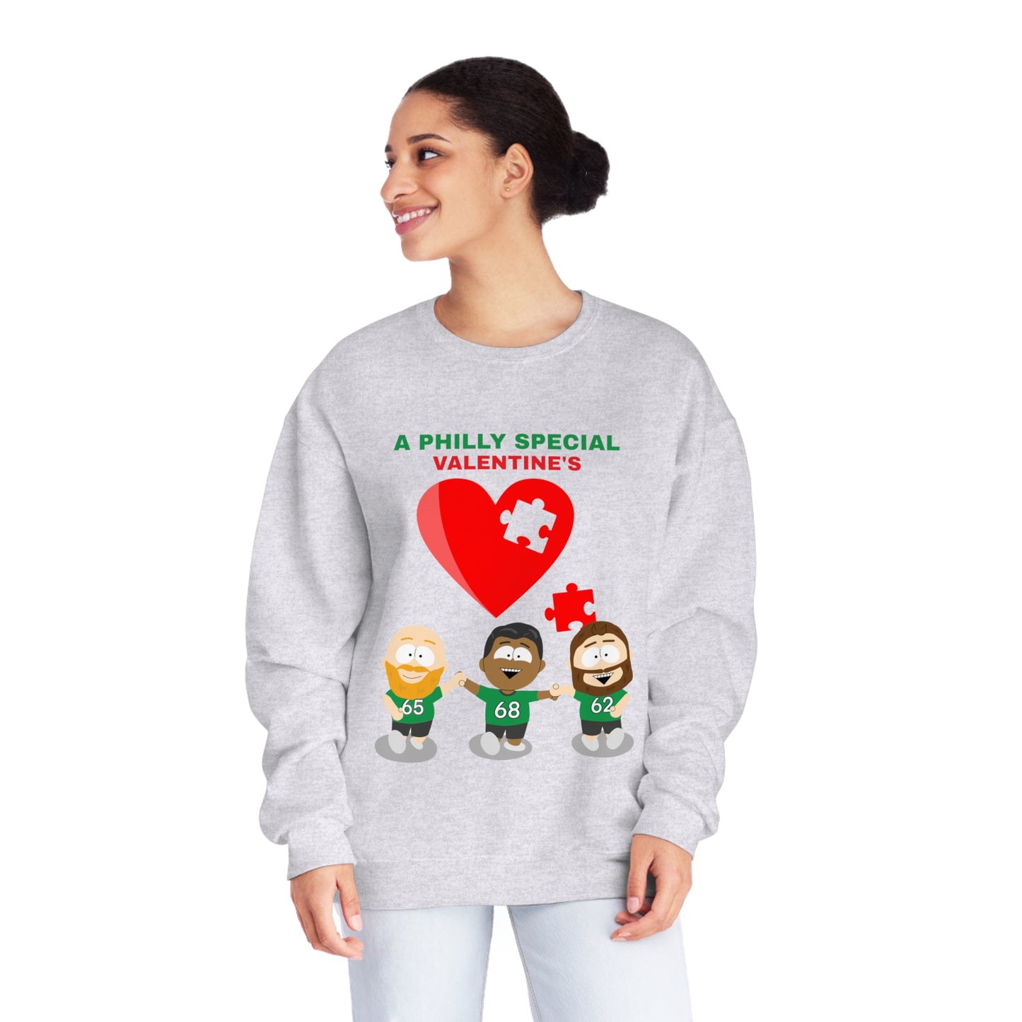 Philadelphia Eagles Valentine's Day 02 - Unisex Sweatshirt