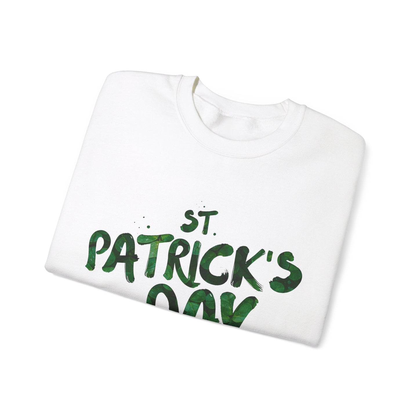 St. Patricks Day - 4 Leaf Clover Lucky Unisex Heavy Sweatshirt