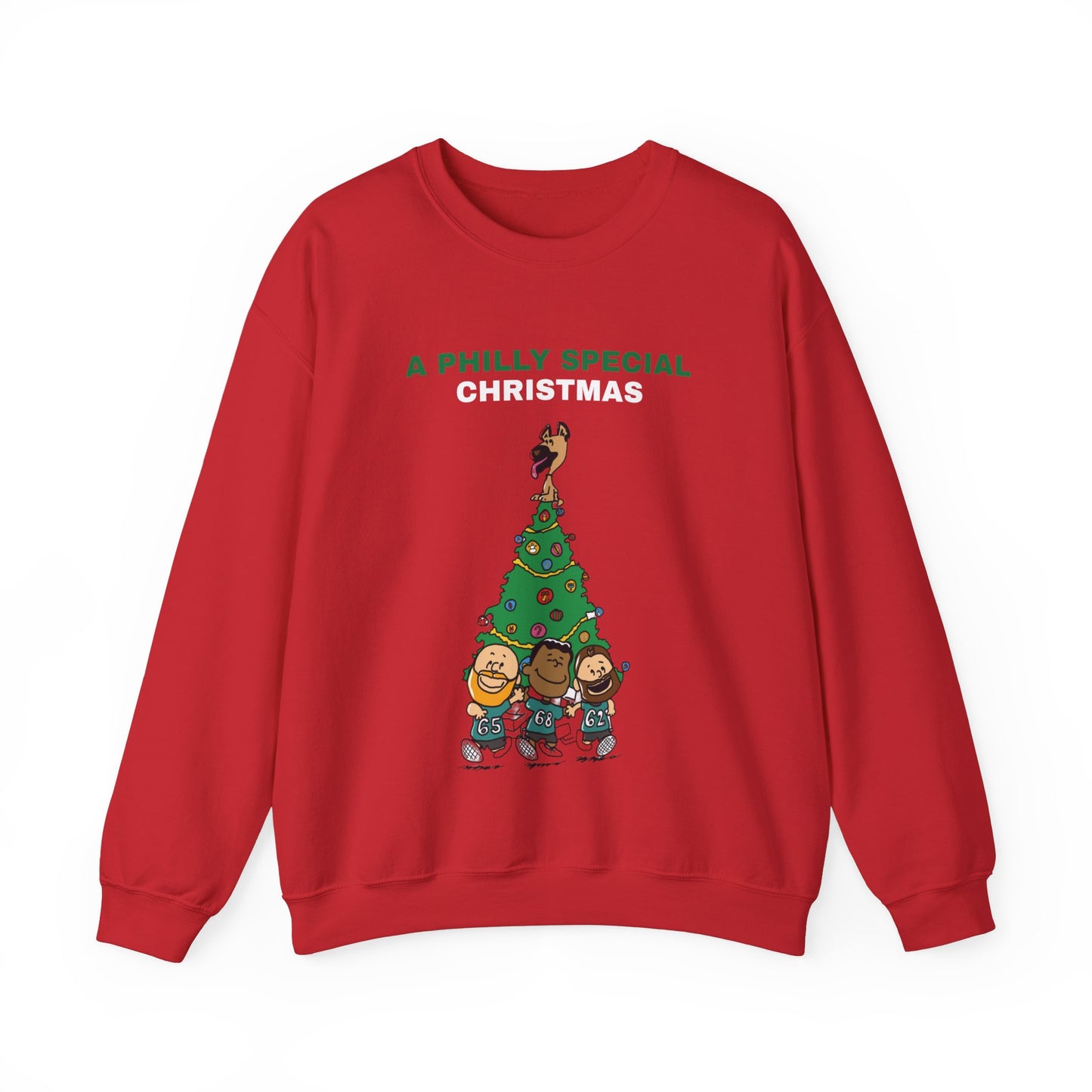 Philadelphia Eagles Christmas 02 - Unisex Heavy Crewneck Sweatshirt