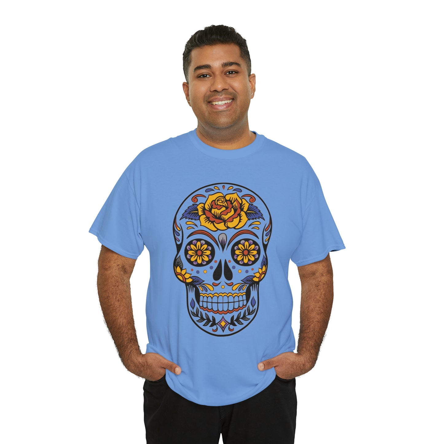 Halloween Day of the Dead 03 - Unisex Heavy Cotton Tee